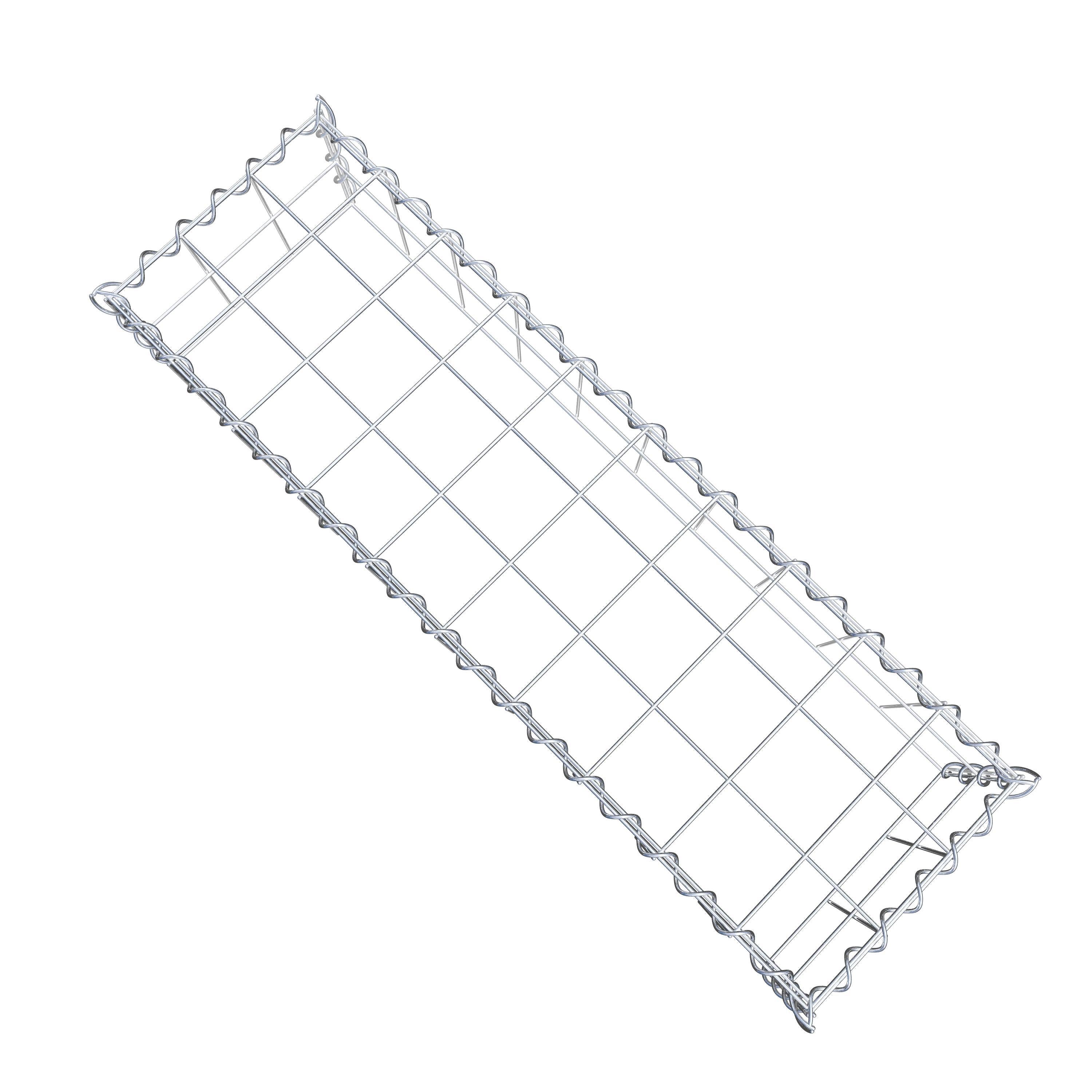 Grown-on gabion type 3 100 cm x 20 cm x 30 cm (L x H x D), mesh size 10 cm x 10 cm, spiral