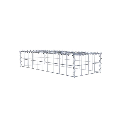 Gavión complementario tipo 3 100 cm x 20 cm x 40 cm (L x A x P), malla 10 cm x 10 cm, espiral