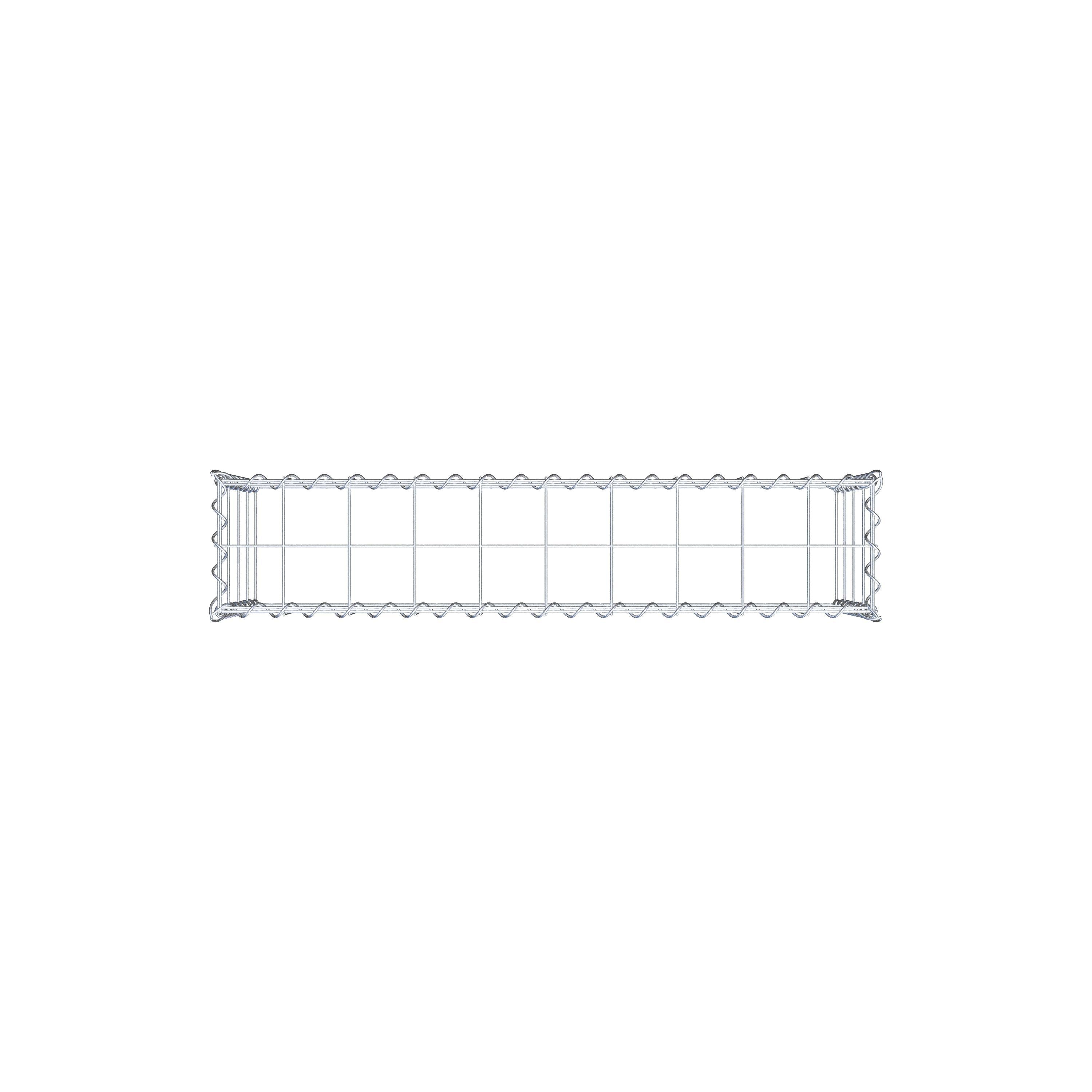 Gavión complementario tipo 3 100 cm x 40 cm x 20 cm (L x A x P), malla 10 cm x 10 cm, espiral