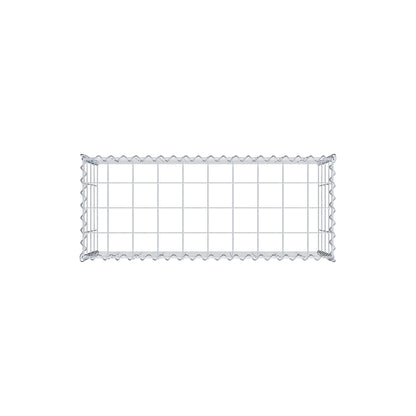 Opvokset gabion type 3 100 cm x 40 cm x 40 cm (L x H x D), maskestørrelse 10 cm x 10 cm, spiral
