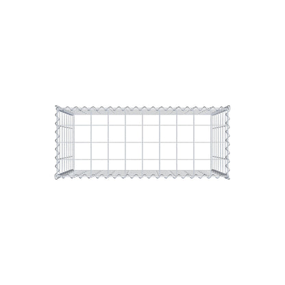 Extra gabion typ 3 100 cm x 70 cm x 40 cm (L x H x D), maskstorlek 10 cm x 10 cm, spiral