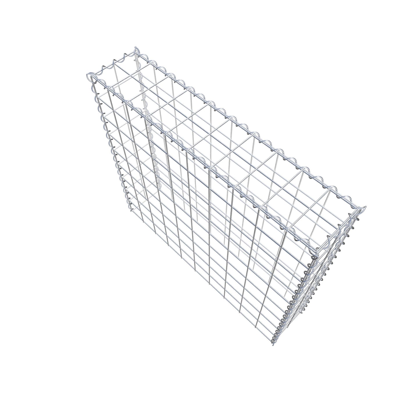 Opvokset gabion type 3 100 cm x 90 cm x 20 cm (L x H x D), maskestørrelse 10 cm x 10 cm, spiral
