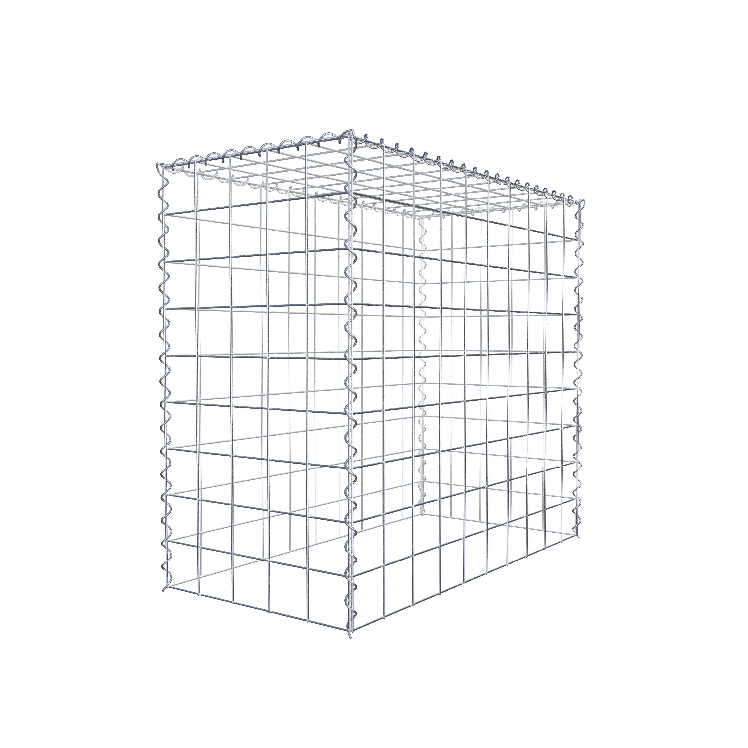 Grown-on gabion type 3 100 cm x 90 cm x 50 cm (L x H x D), mesh size 10 cm x 10 cm, spiral