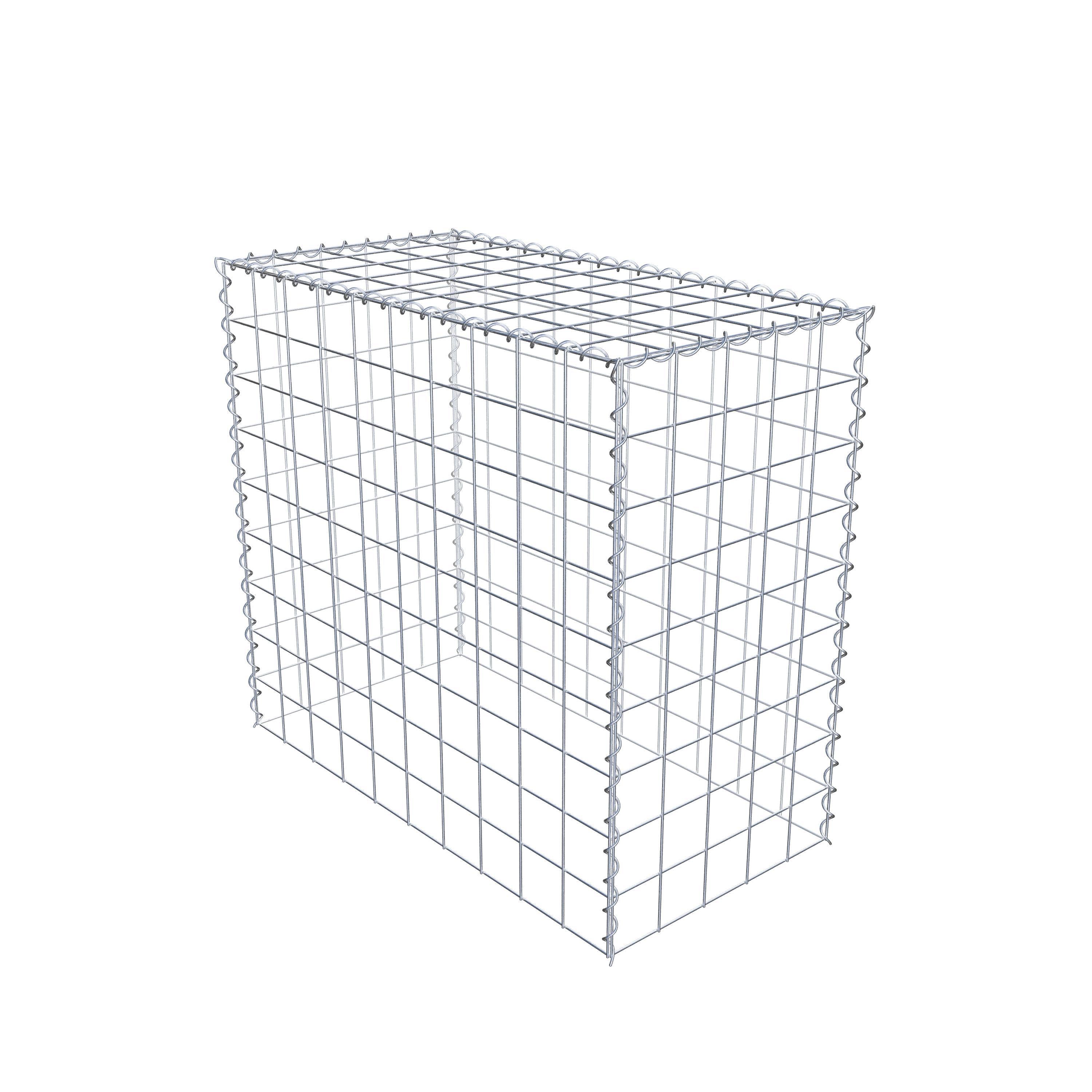 Grown-on gabion type 3 100 cm x 90 cm x 50 cm (L x H x D), mesh size 10 cm x 10 cm, spiral