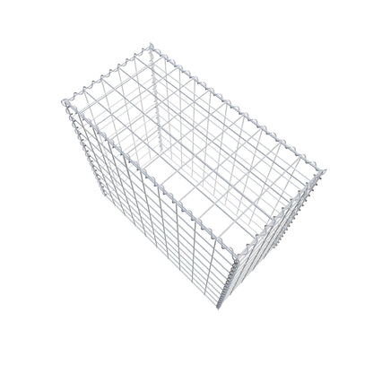 Opvokset gabion type 3 100 cm x 90 cm x 50 cm (L x H x D), maskestørrelse 10 cm x 10 cm, spiral