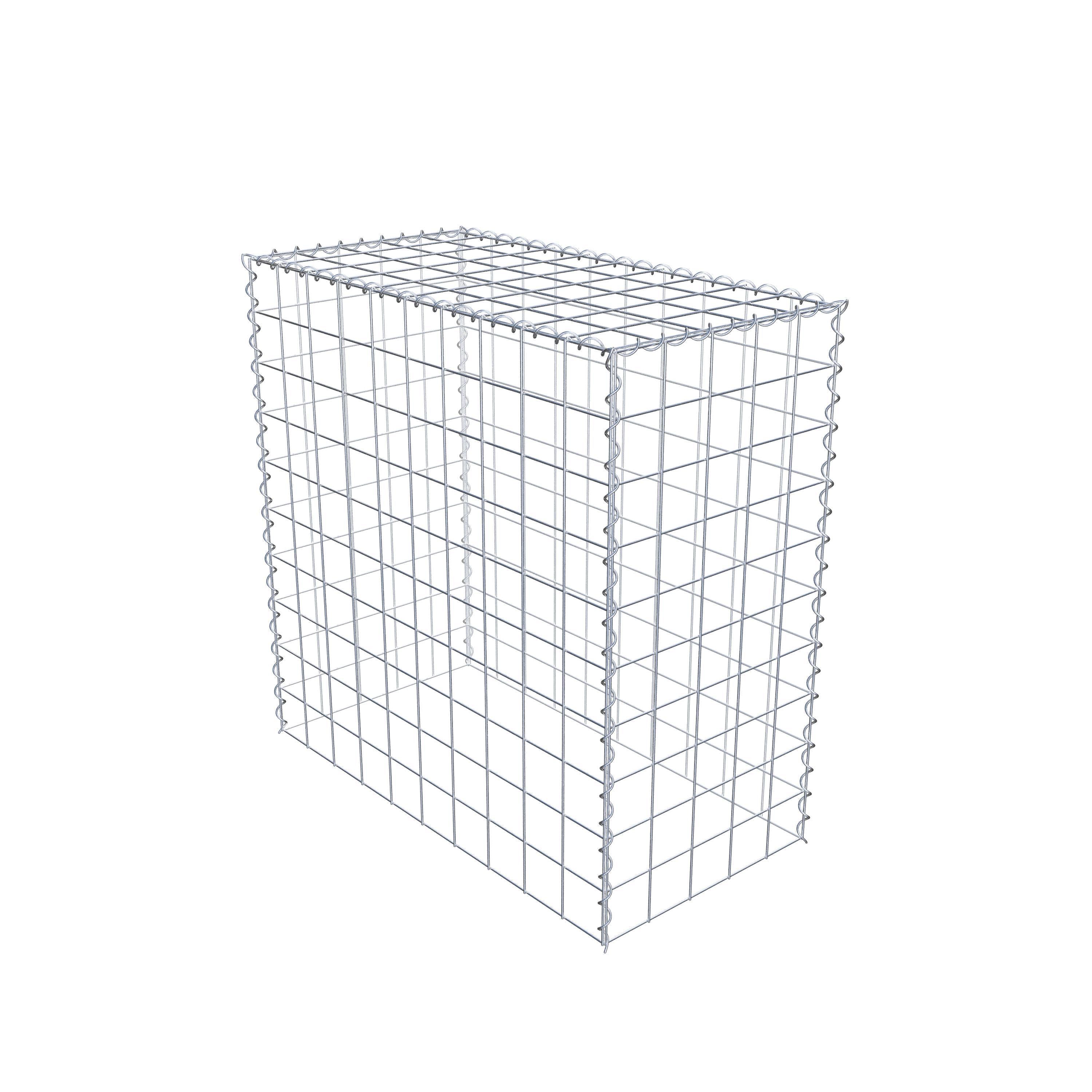 Grown-on gabion type 3 100 cm x 100 cm x 50 cm (L x H x D), mesh size 10 cm x 10 cm, spiral