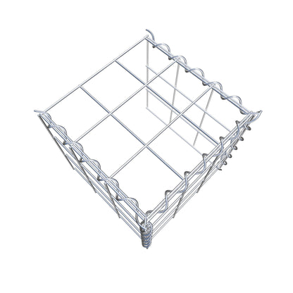 Grown-on gabion type 4 30 cm x 30 cm x 30 cm (L x H x D), mesh size 10 cm x 10 cm, spiral