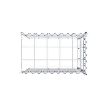 Anbaugabione Typ 4 50 cm x 50 cm x 30 cm (L x H x T), Maschenweite 10 cm x 10 cm, Spirale