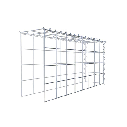Anbaugabione Typ 4 80 cm x 40 cm x 20 cm (L x H x T), Maschenweite 10 cm x 10 cm, Spirale