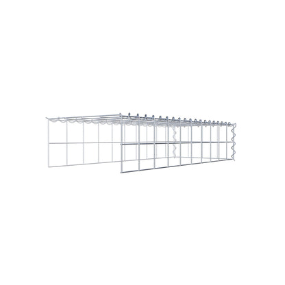 Gabião tipo 4 100 cm x 20 cm x 40 cm (C x A x P), malhagem 10 cm x 10 cm, espiral