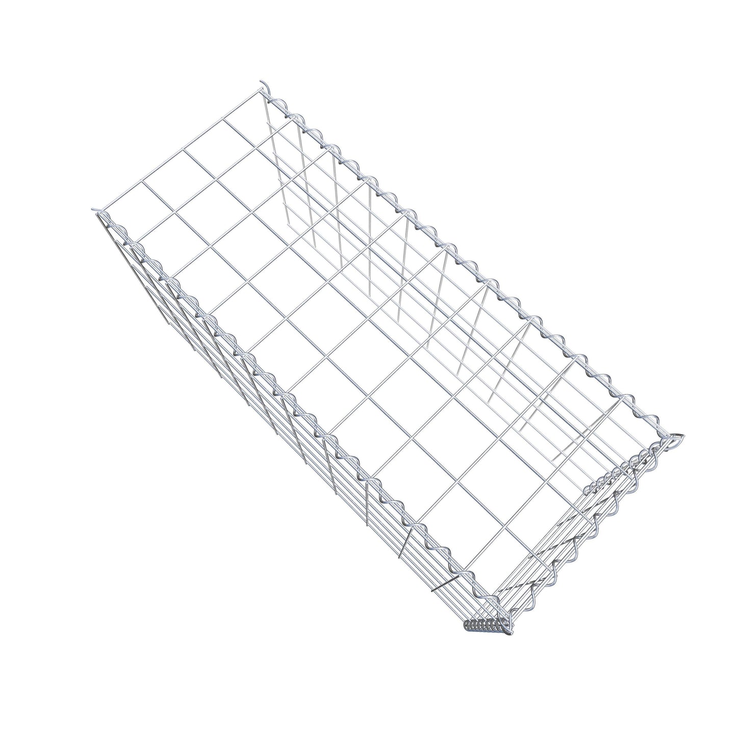Add-on schanskorf type 4 100 cm x 50 cm x 40 cm (L x H x D), maaswijdte 10 cm x 10 cm, spiraal
