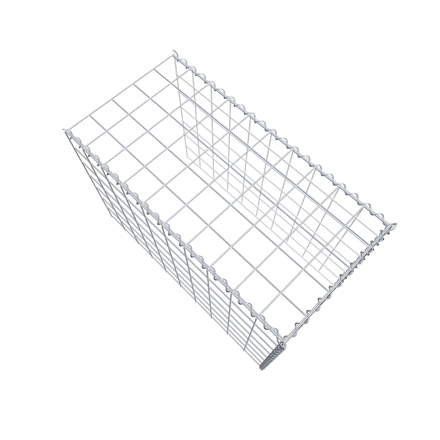 Extra gabion typ 4 100 cm x 70 cm x 50 cm (L x H x D), maskstorlek 10 cm x 10 cm, spiral