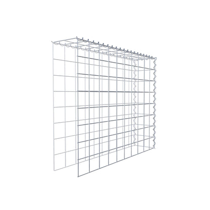 Extra gabion typ 4 100 cm x 80 cm x 20 cm (L x H x D), maskstorlek 10 cm x 10 cm, spiral