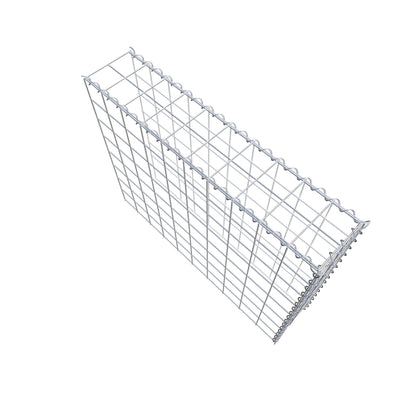 Extra gabion typ 4 100 cm x 80 cm x 20 cm (L x H x D), maskstorlek 10 cm x 10 cm, spiral