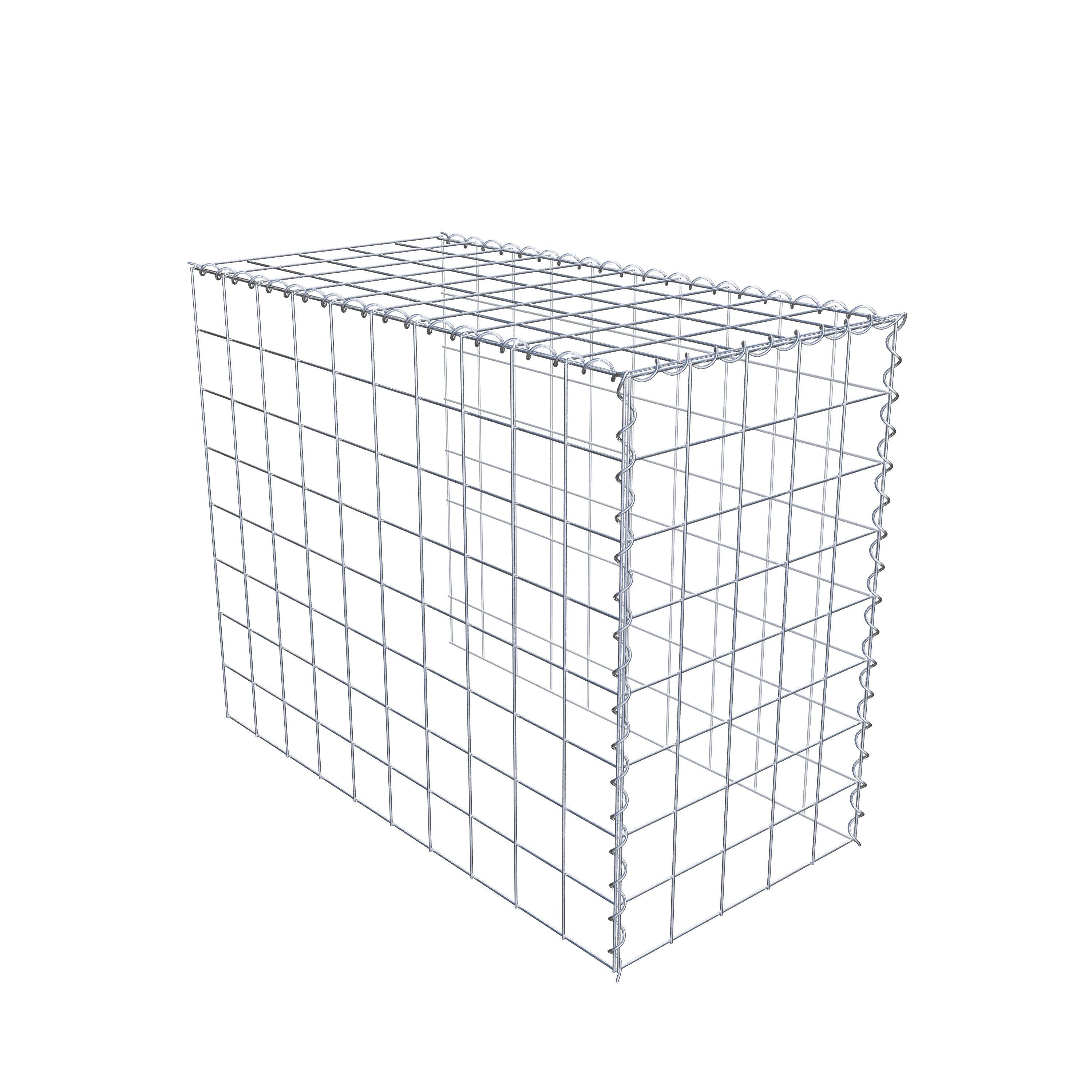 Grown-on gabion type 4 100 cm x 80 cm x 50 cm (L x H x D), mesh size 10 cm x 10 cm, spiral