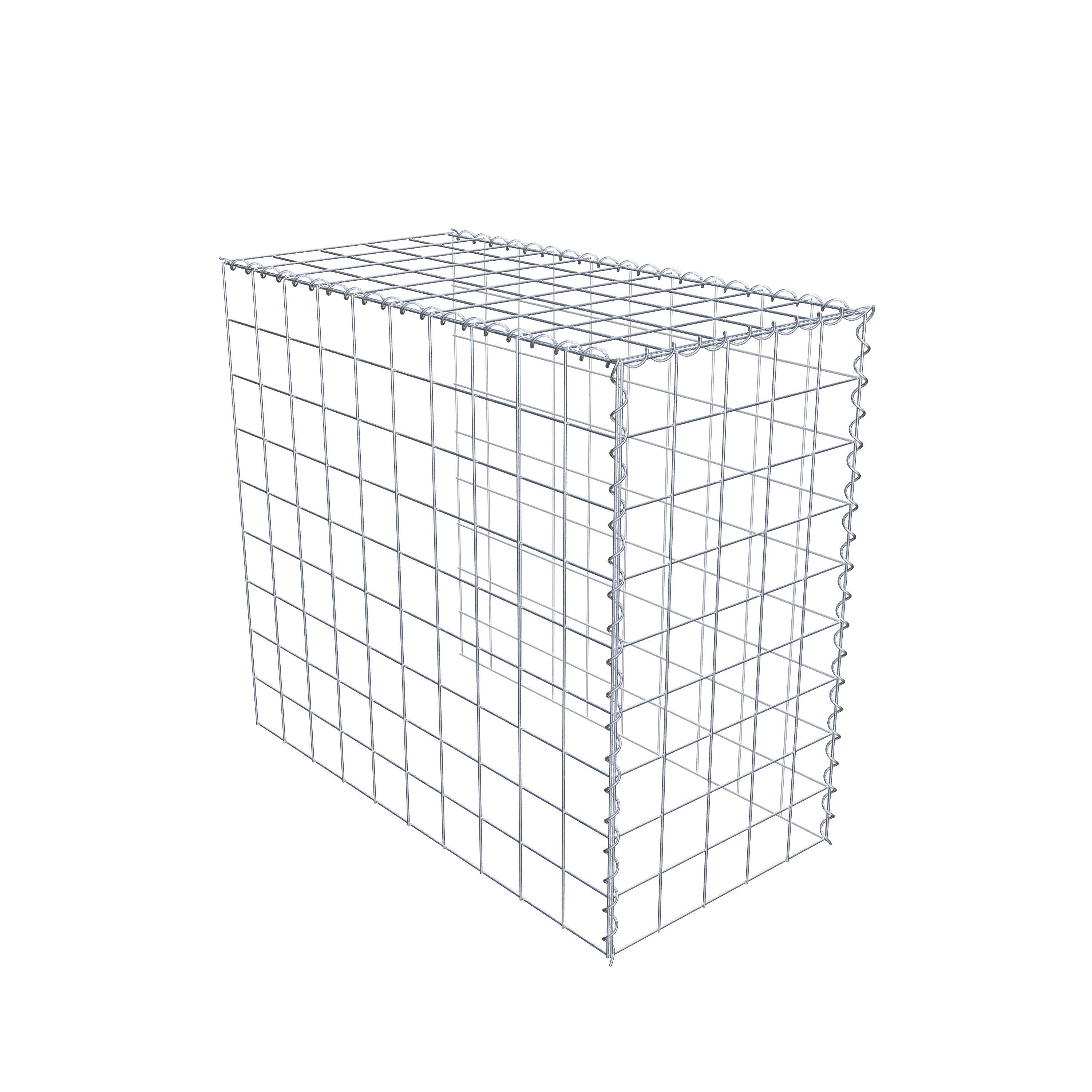 Grown-on gabion type 4 100 cm x 90 cm x 50 cm (L x H x D), mesh size 10 cm x 10 cm, spiral