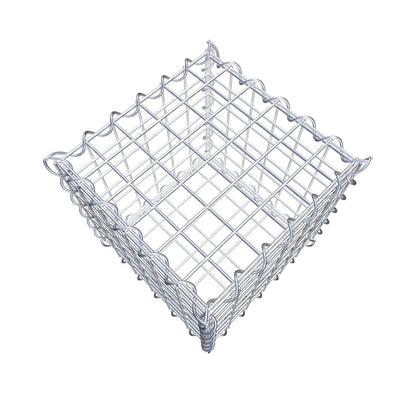 Gabion 30 cm x 30 cm x 30 cm (L x H x D), mesh size 5 cm x 5 cm, spiral
