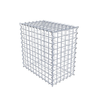 Gabion 50 cm x 50 cm x 30 cm (L x H x D), maskstorlek 5 cm x 5 cm, spiral