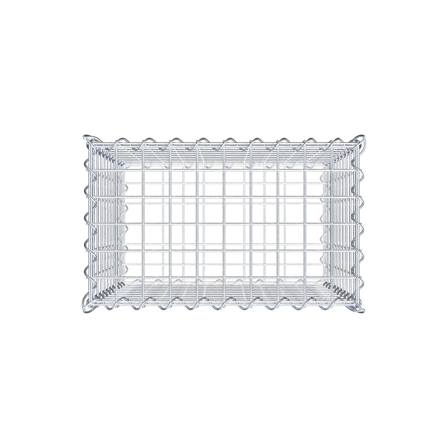 Gabion 50 cm x 50 cm x 30 cm (L x H x D), maskstorlek 5 cm x 5 cm, spiral