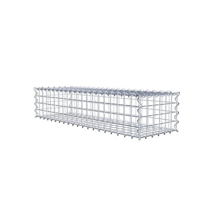 Gabion 100 cm x 20 cm x 30 cm (L x H x D), mesh size 5 cm x 5 cm, spiral