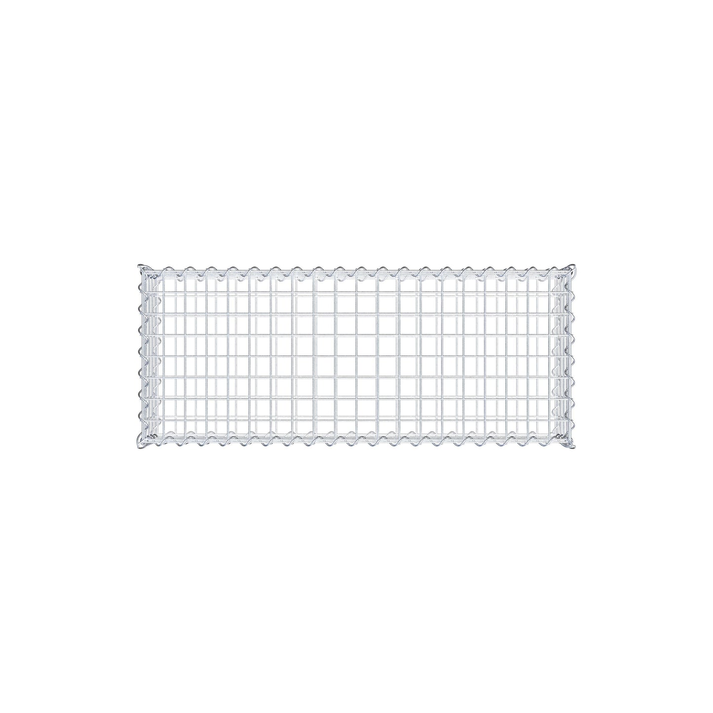 Gabion 100 cm x 20 cm x 40 cm (L x H x D), mesh size 5 cm x 5 cm, spiral