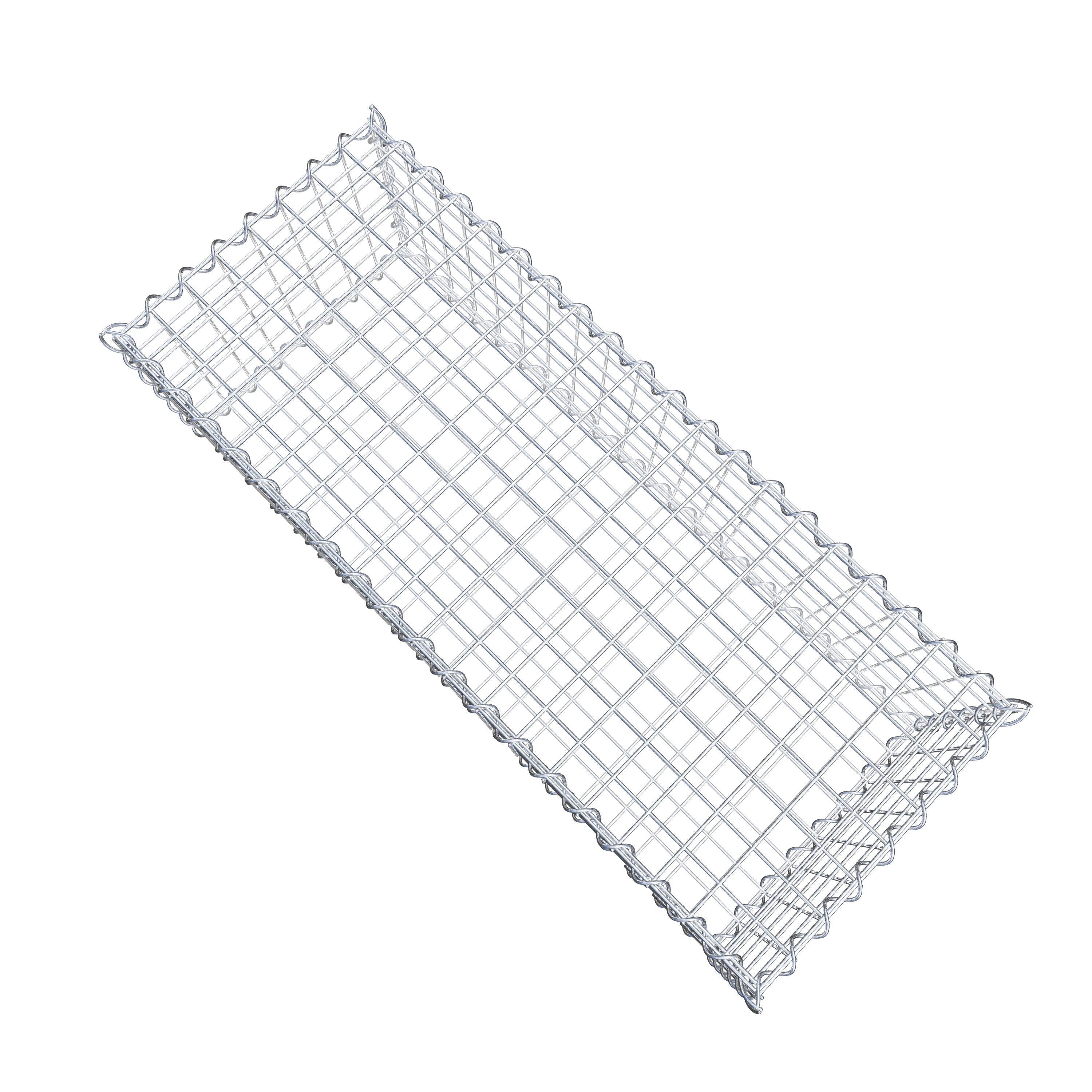 Gabion 100 cm x 30 cm x 40 cm (L x H x D), mesh size 5 cm x 5 cm, spiral