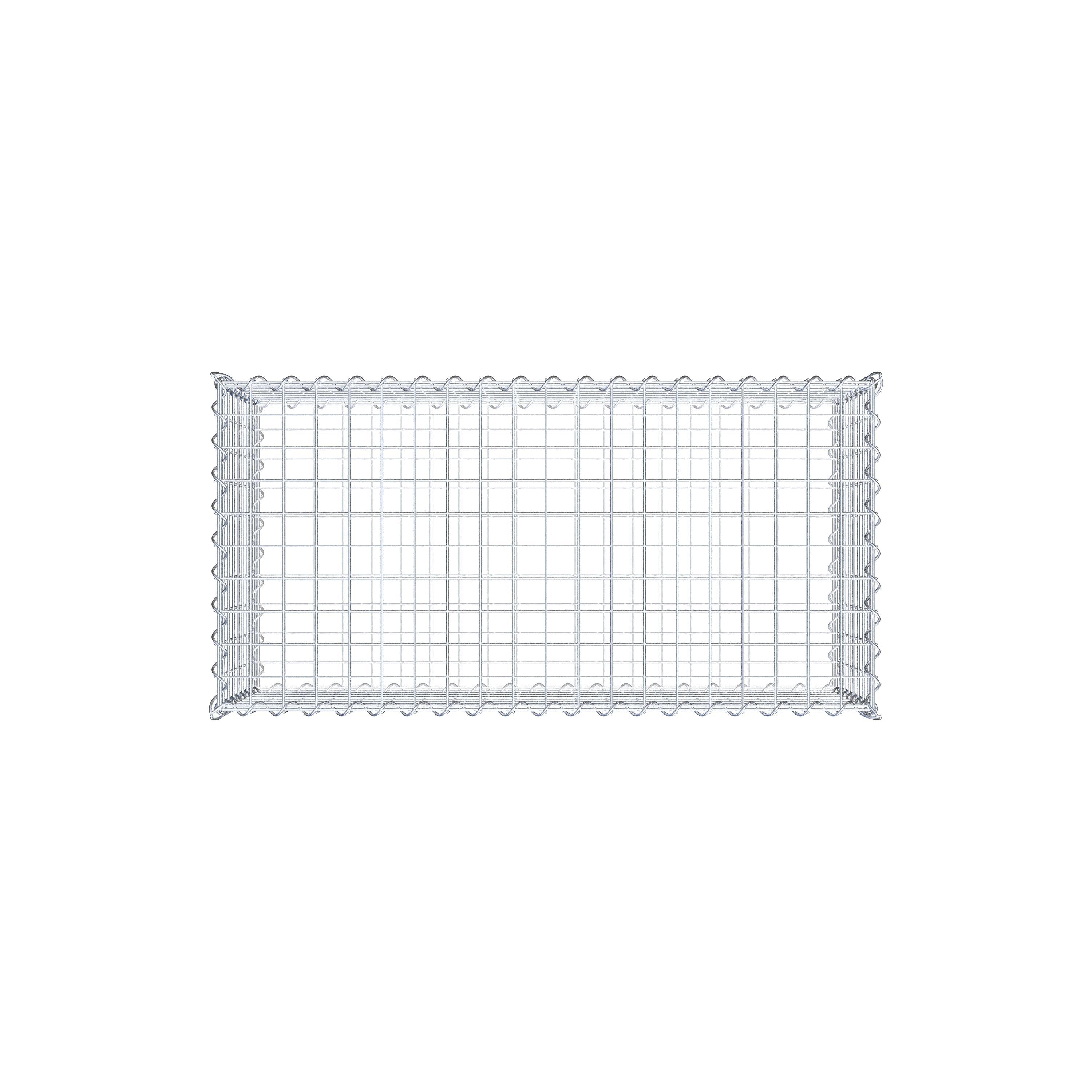 Gabion 100 cm x 40 cm x 50 cm (L x H x D), mesh size 5 cm x 5 cm, spiral