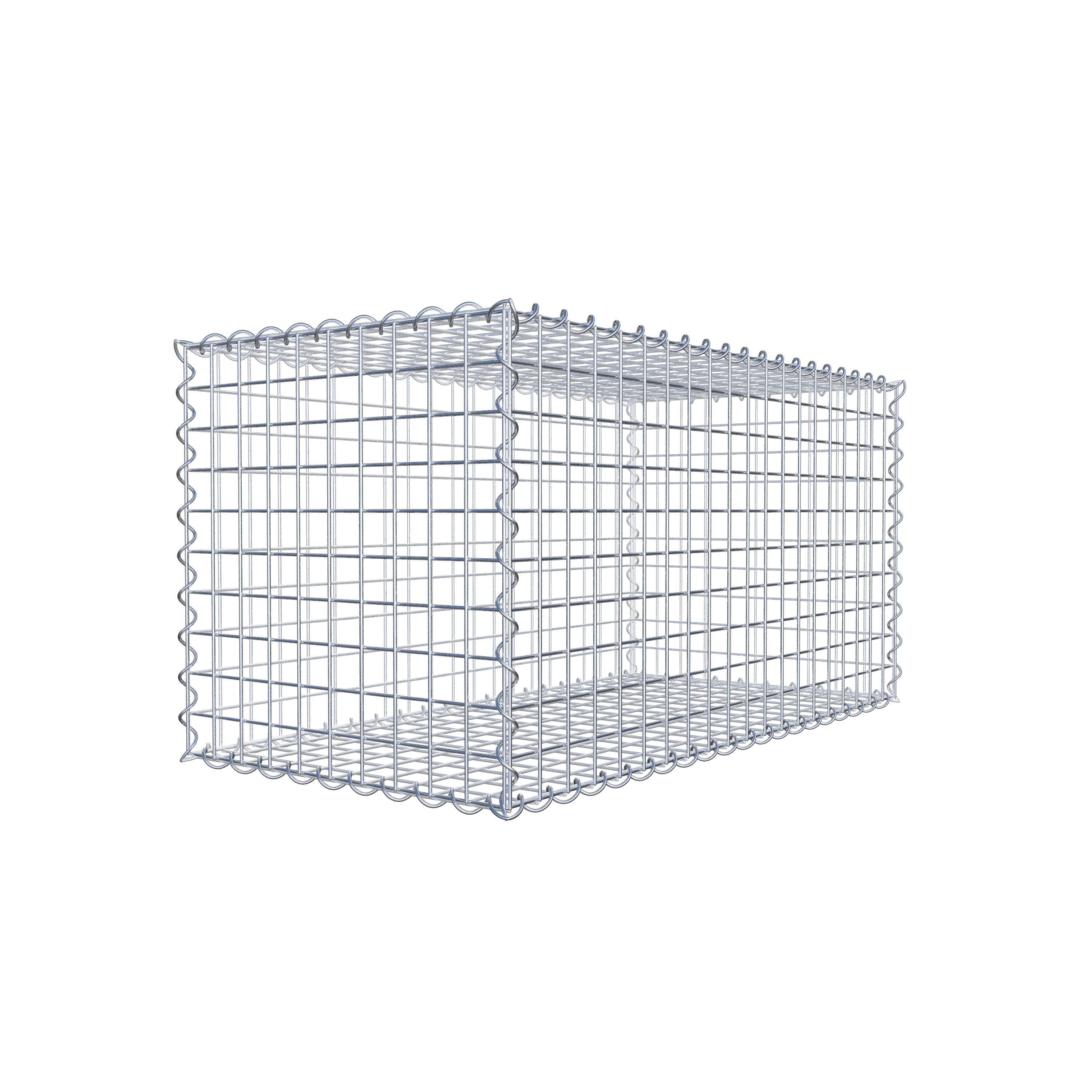 Gabion 100 cm x 50 cm x 50 cm (L x H x D), mesh size 5 cm x 5 cm, spiral