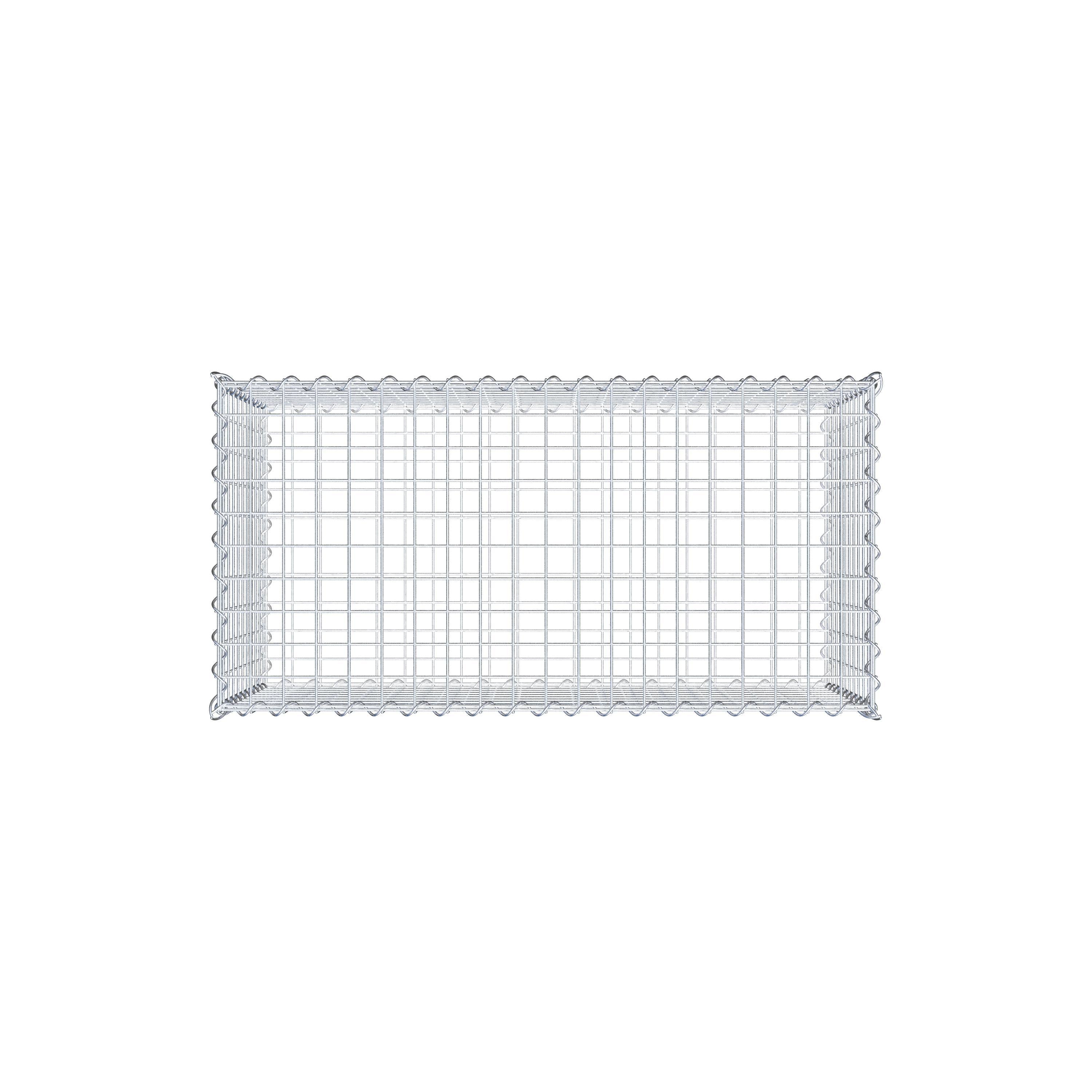 Gabion 100 cm x 50 cm x 50 cm (L x H x D), maskestørrelse 5 cm x 5 cm, spiral