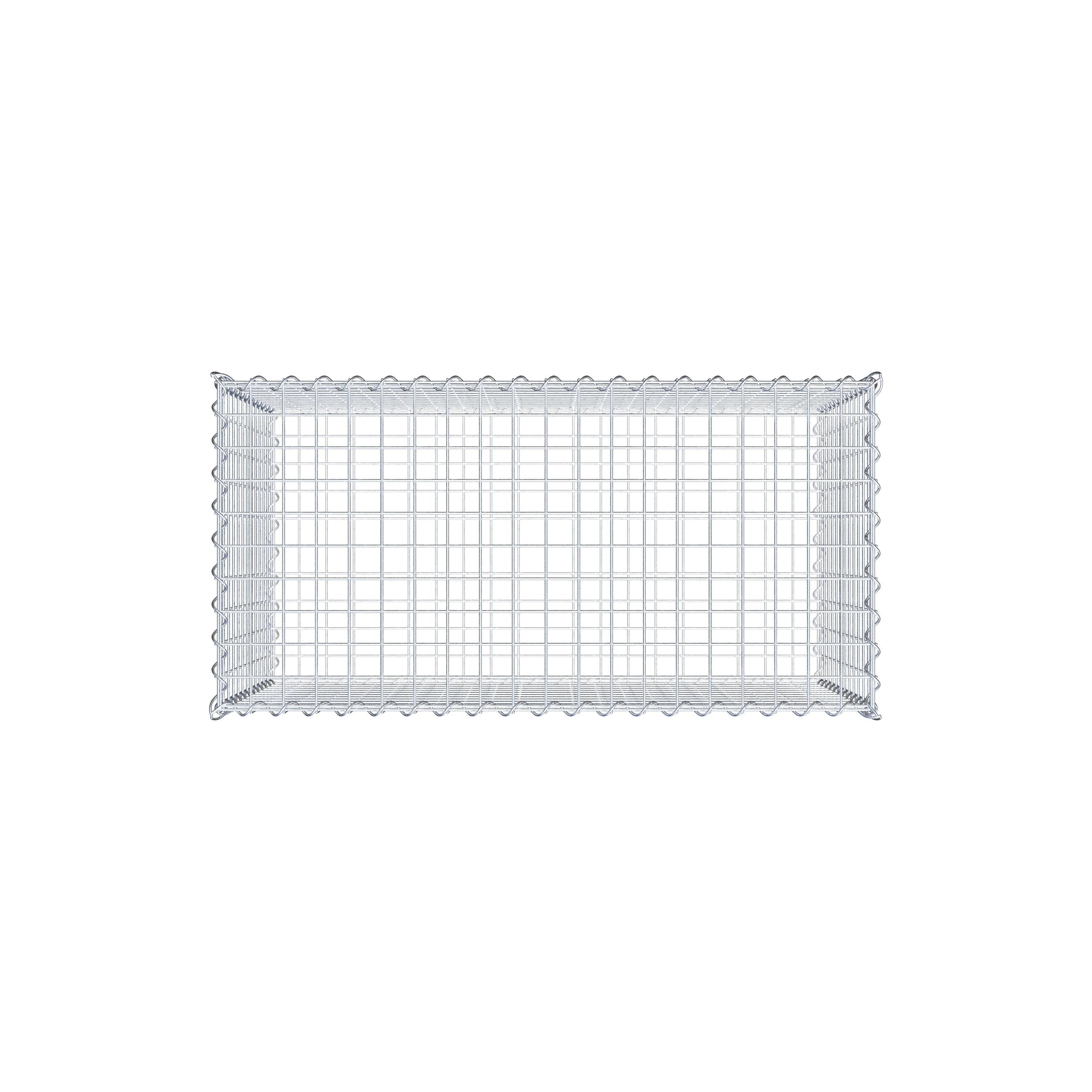 Gabion 100 cm x 60 cm x 50 cm (L x H x D), mesh size 5 cm x 5 cm, spiral