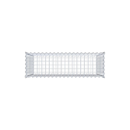 Gabion 100 cm x 70 cm x 30 cm (L x H x D), mesh size 5 cm x 5 cm, spiral