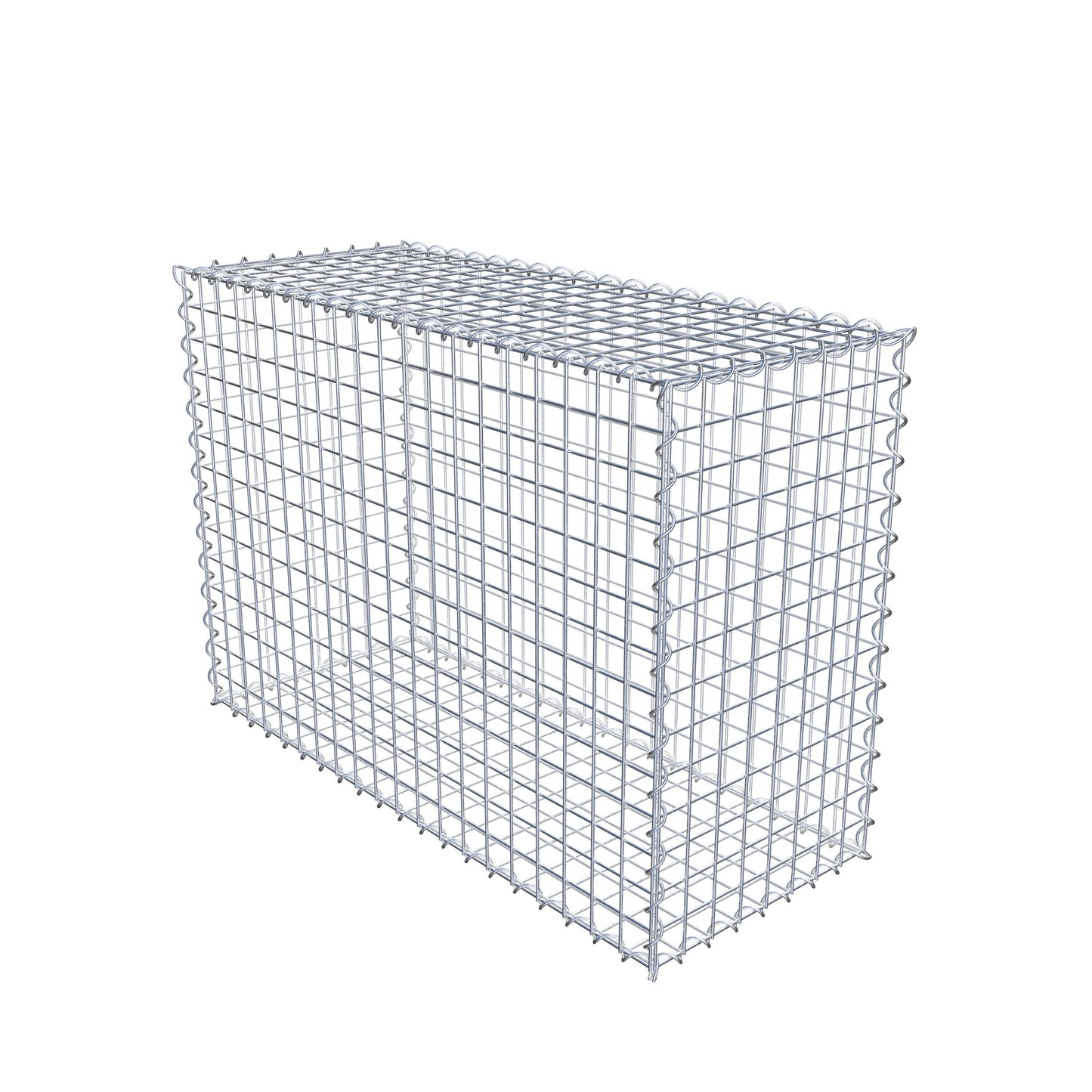 Gabion 100 cm x 70 cm x 40 cm (L x H x D), mesh size 5 cm x 5 cm, spiral
