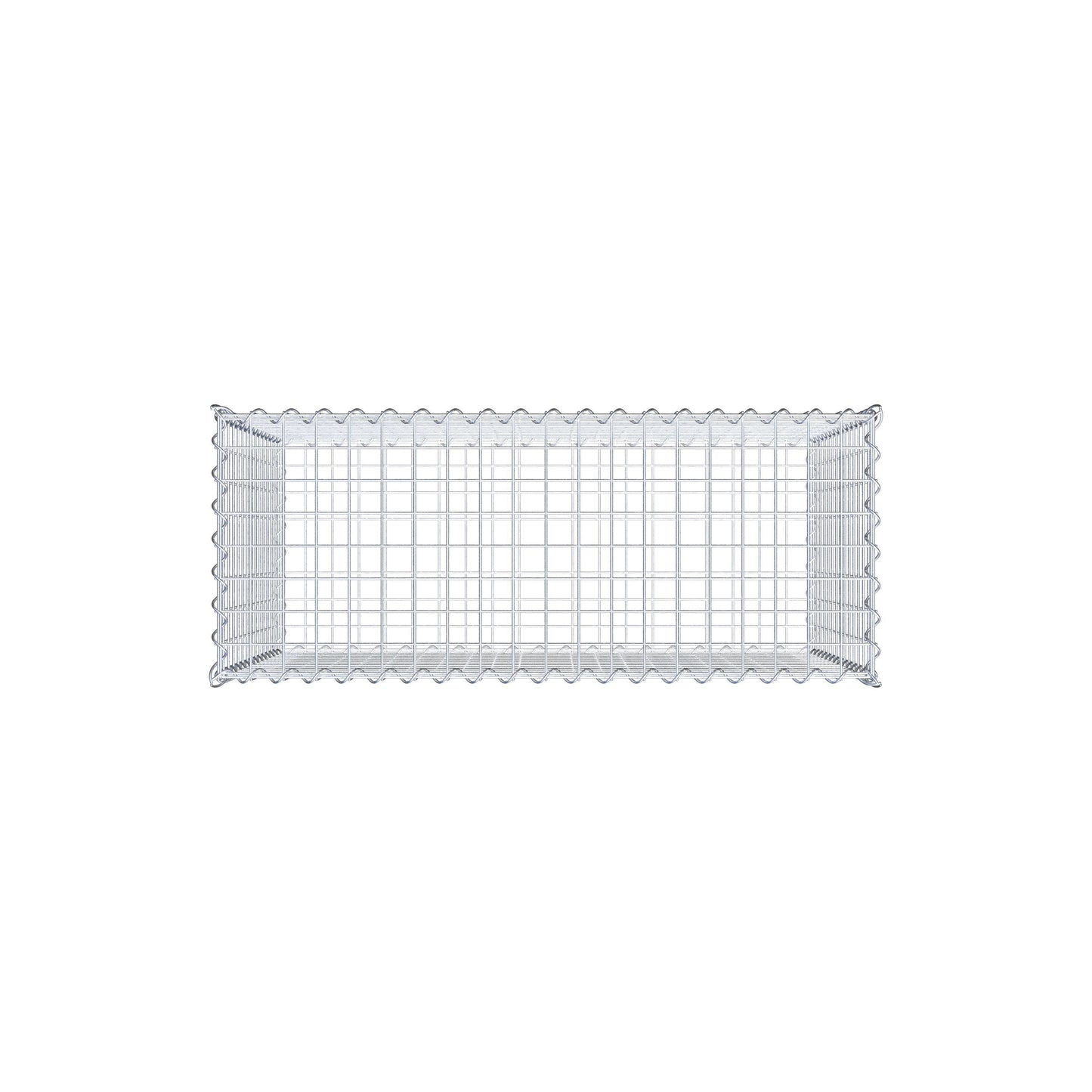 Gabion 100 cm x 70 cm x 40 cm (L x H x D), mesh size 5 cm x 5 cm, spiral