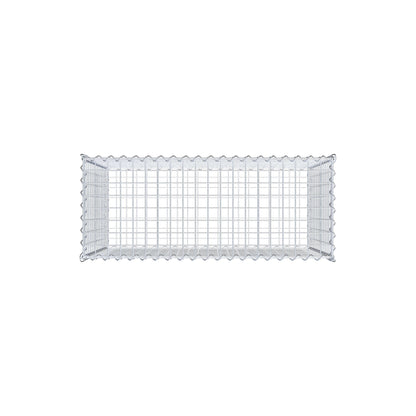 Gabion 100 cm x 70 cm x 40 cm (L x H x D), mesh size 5 cm x 5 cm, spiral
