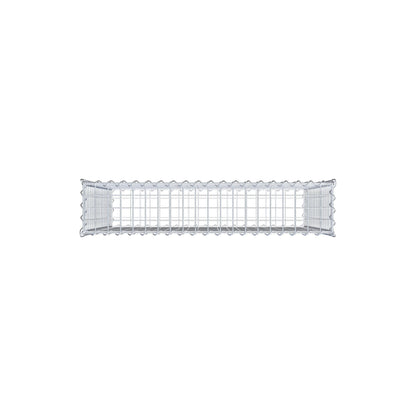 Gabion 100 cm x 90 cm x 20 cm (L x H x D), mesh size 5 cm x 5 cm, spiral