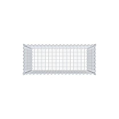 Gabion 100 cm x 90 cm x 40 cm (L x H x D), maskstorlek 5 cm x 5 cm, spiral