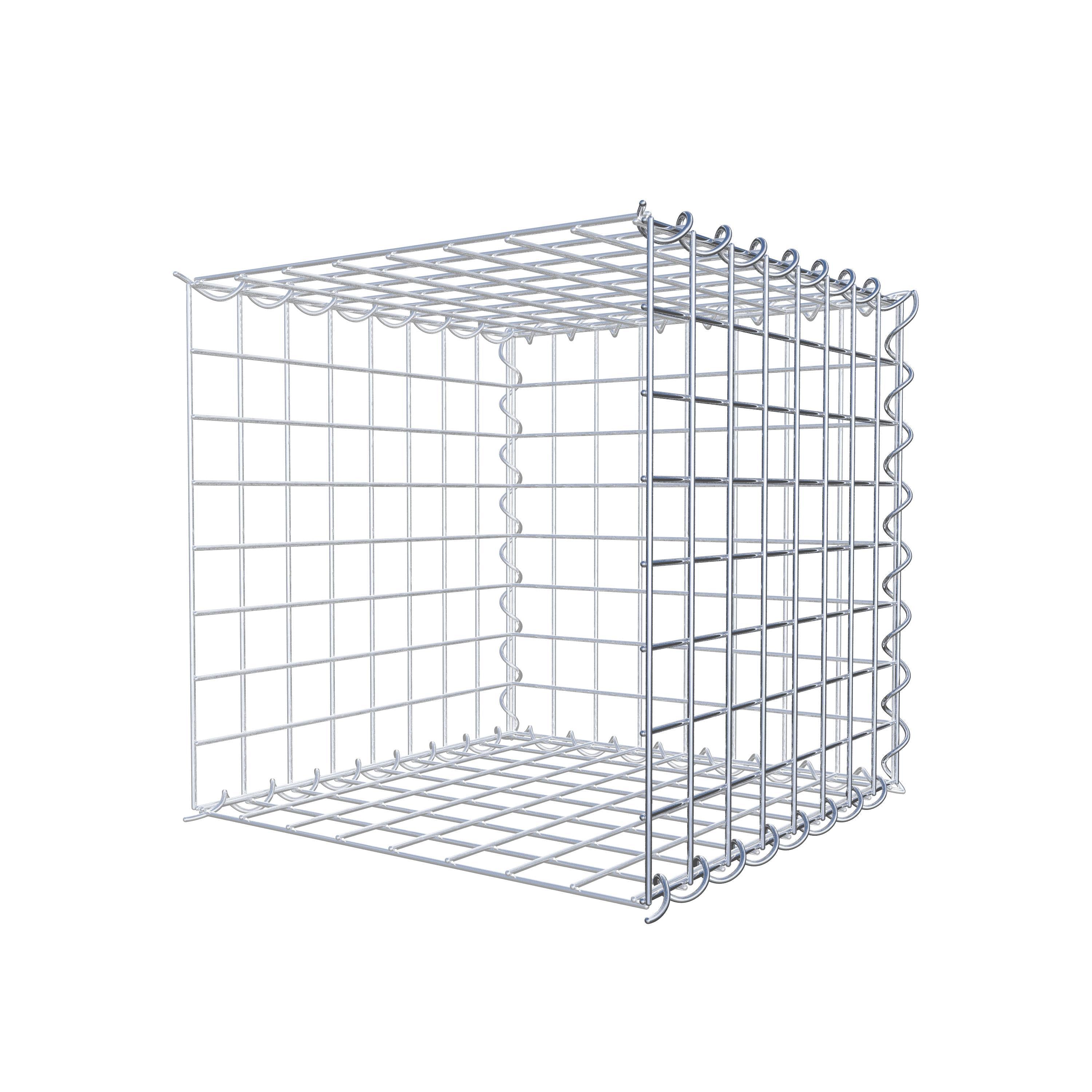 Extra gabion typ 2 40 cm x 40 cm x 40 cm (L x H x D), maskstorlek 5 cm x 5 cm, spiral