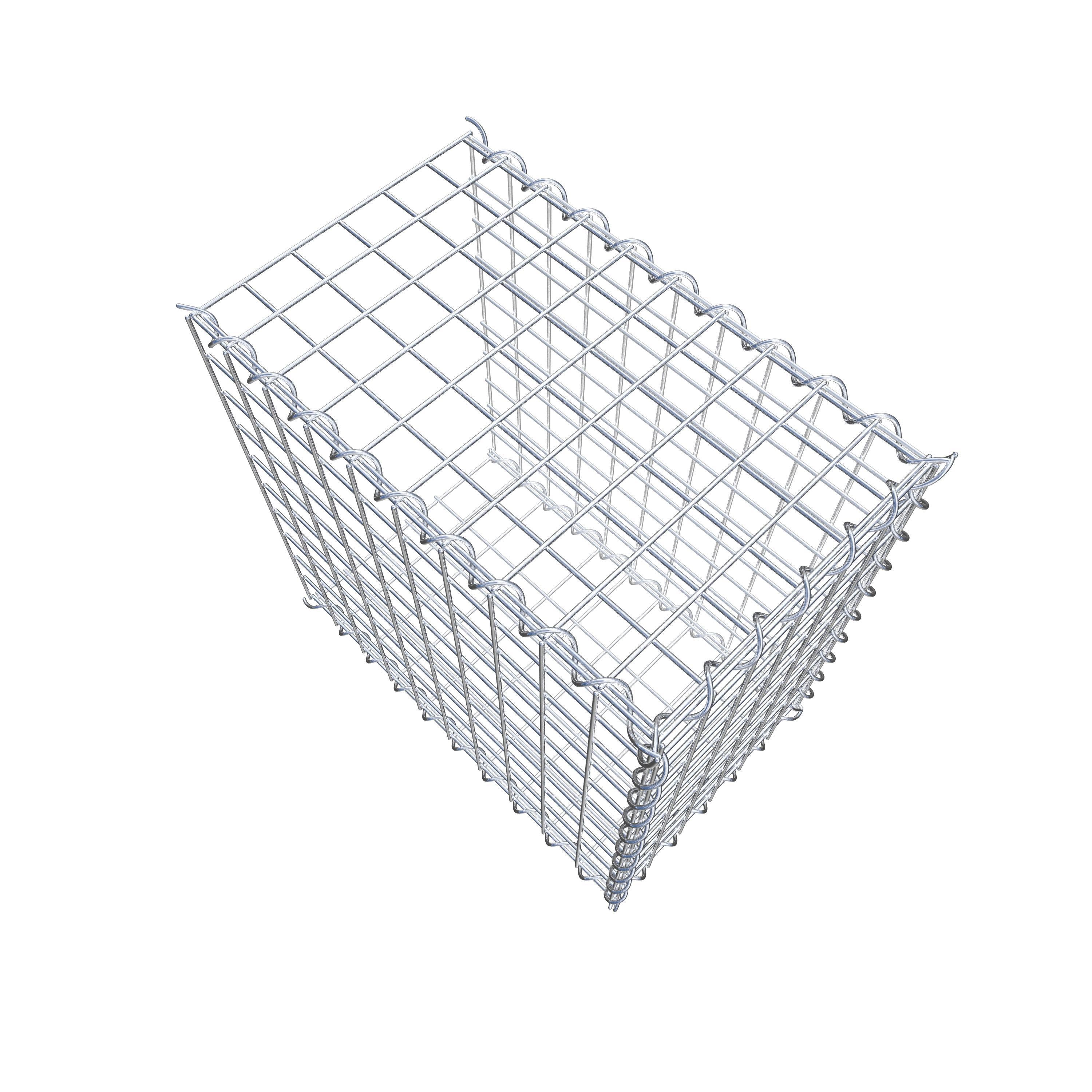 Grown-on gabion type 2 50 cm x 50 cm x 30 cm (L x H x D), mesh size 5 cm x 5 cm, spiral