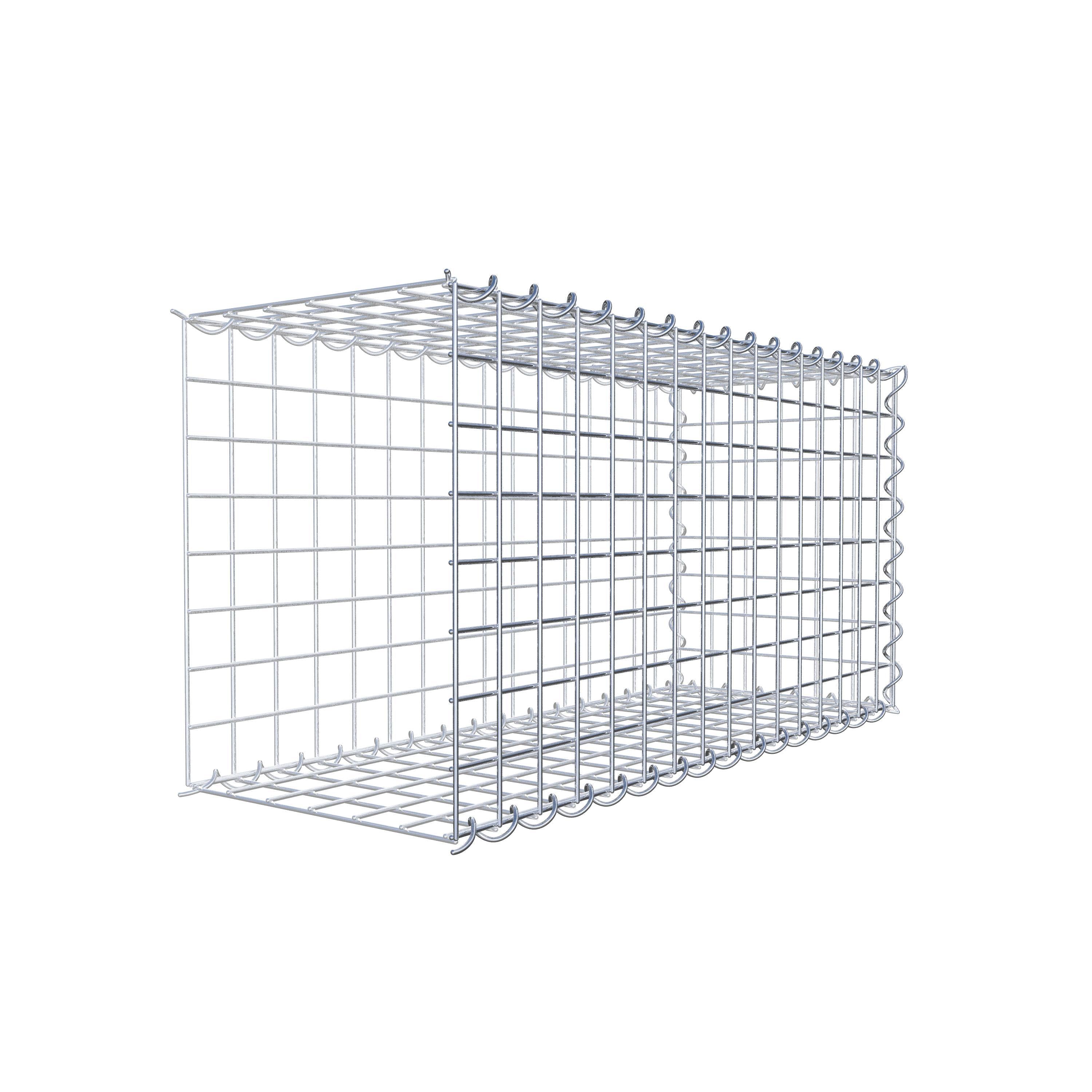 Extra gabion typ 2 80 cm x 40 cm x 30 cm (L x H x D), maskstorlek 5 cm x 5 cm, spiral