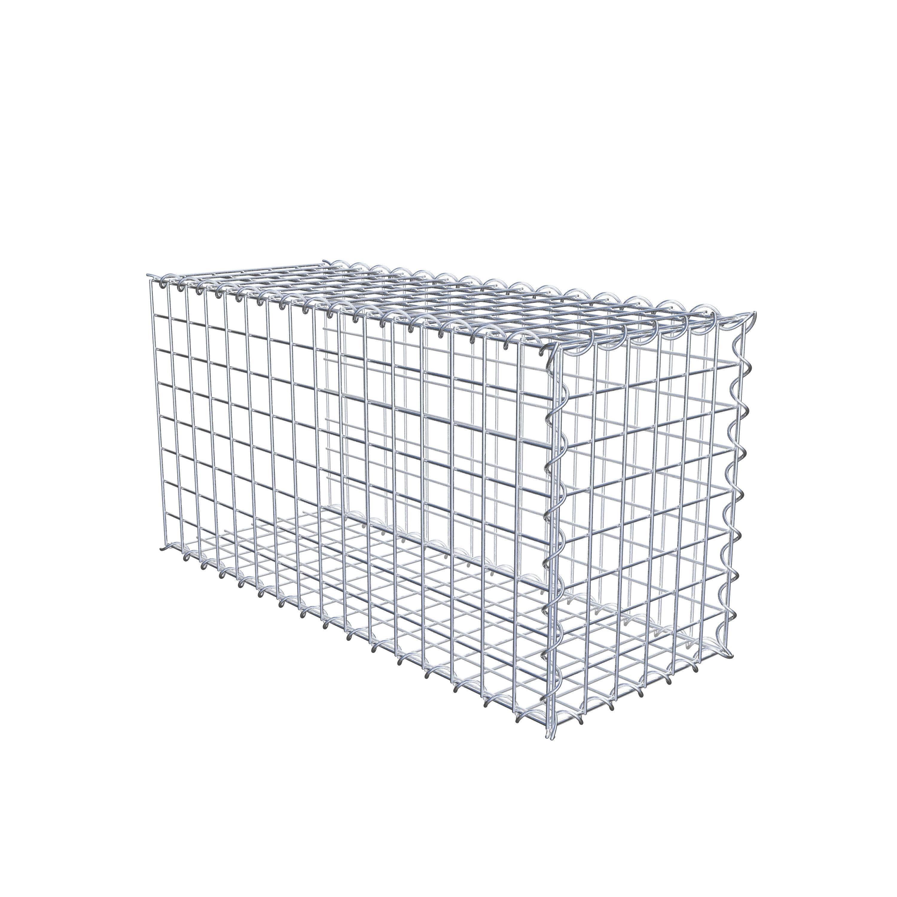 Extra gabion typ 2 80 cm x 40 cm x 30 cm (L x H x D), maskstorlek 5 cm x 5 cm, spiral