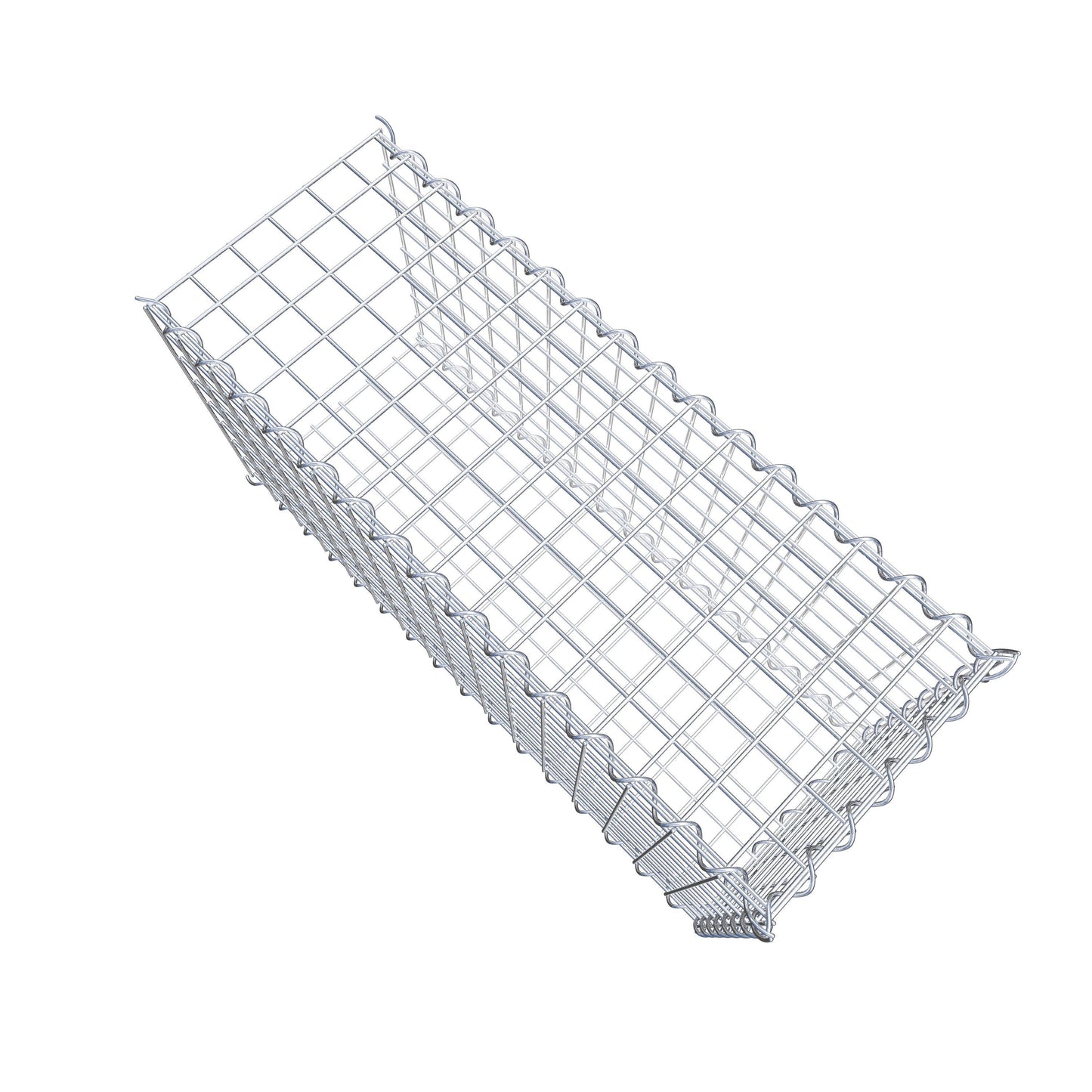Grown-on gabion type 2 80 cm x 40 cm x 30 cm (L x H x D), mesh size 5 cm x 5 cm, spiral