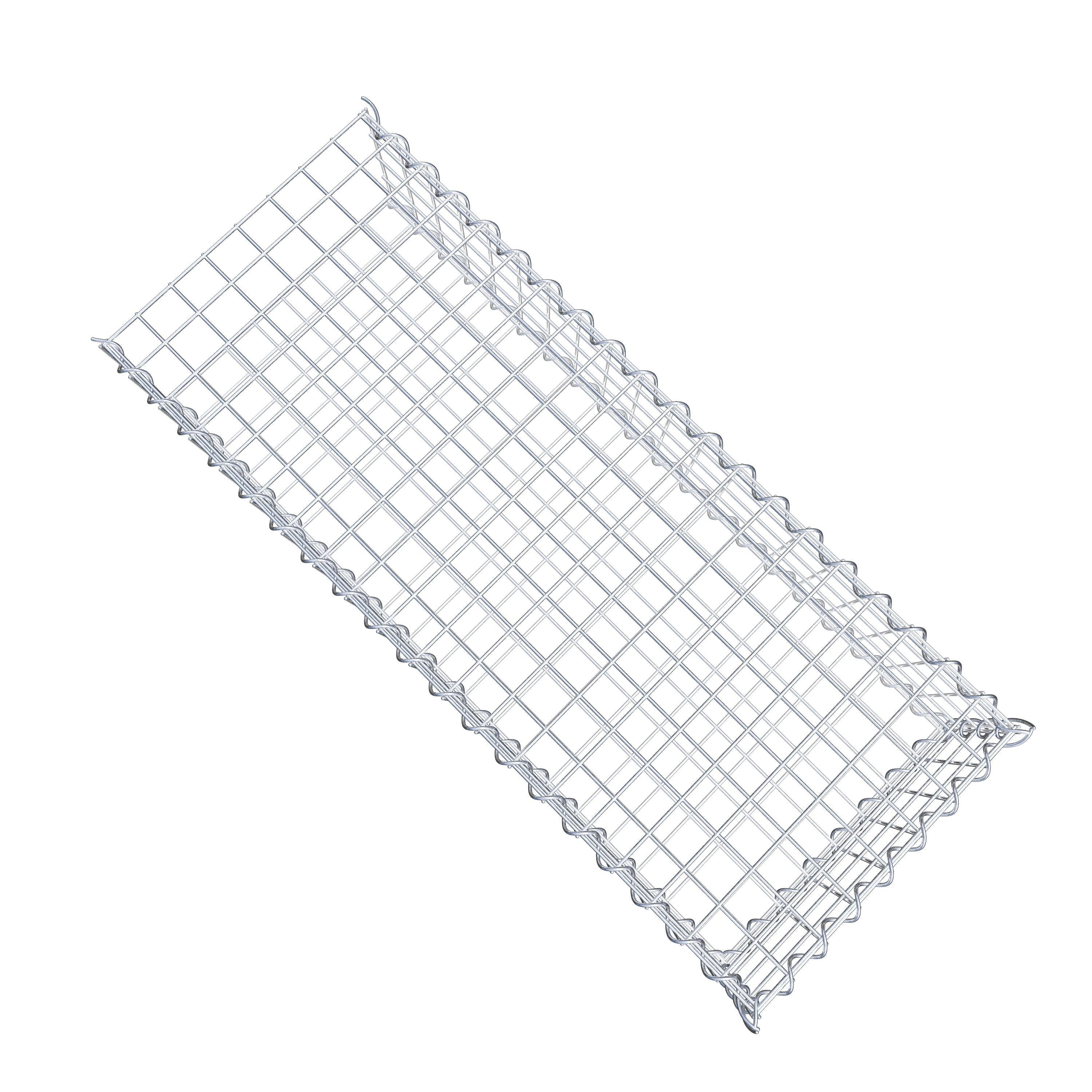 Grown-on gabion type 2 100 cm x 20 cm x 40 cm (L x H x D), mesh size 5 cm x 5 cm, spiral