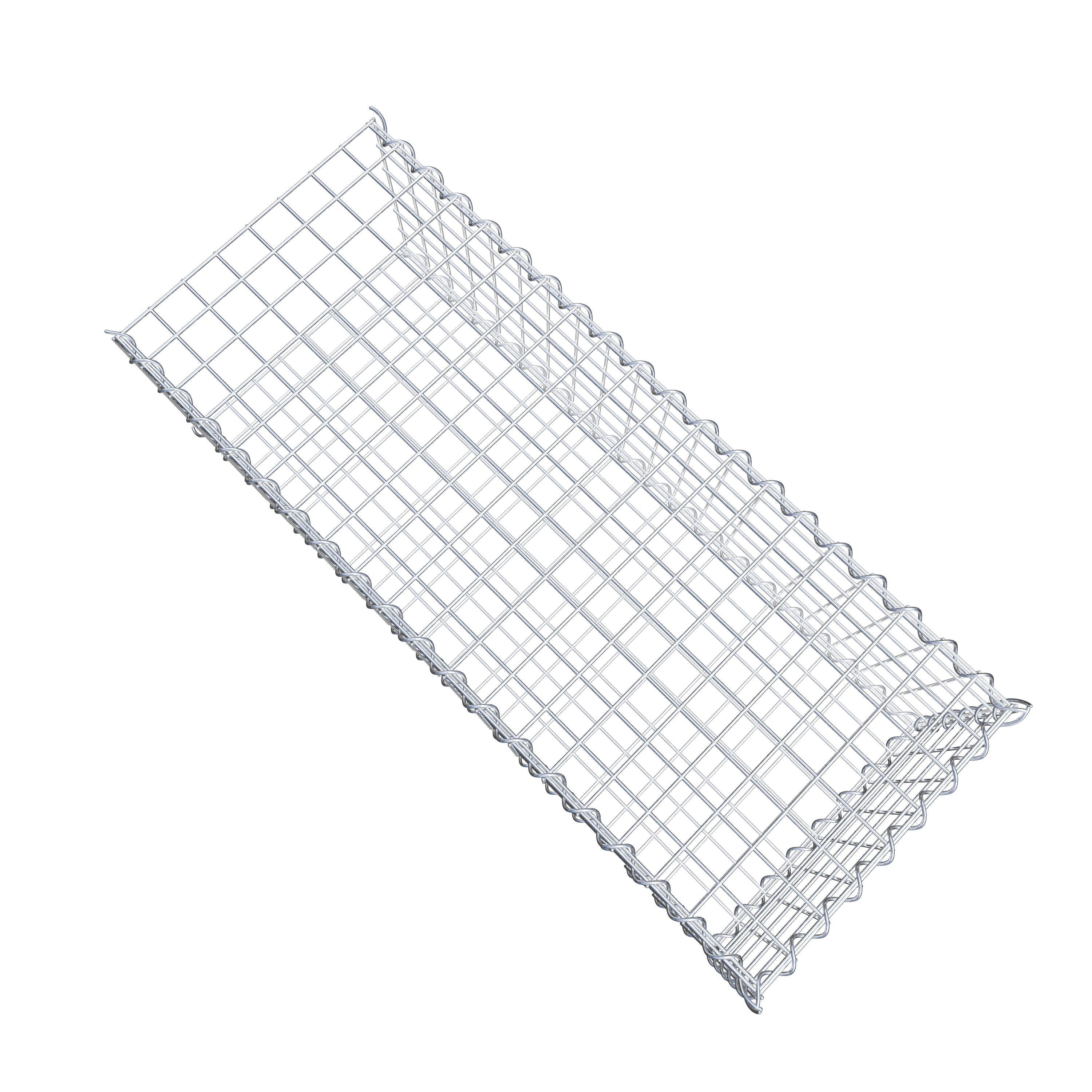 Grown-on gabion type 2 100 cm x 30 cm x 40 cm (L x H x D), mesh size 5 cm x 5 cm, spiral