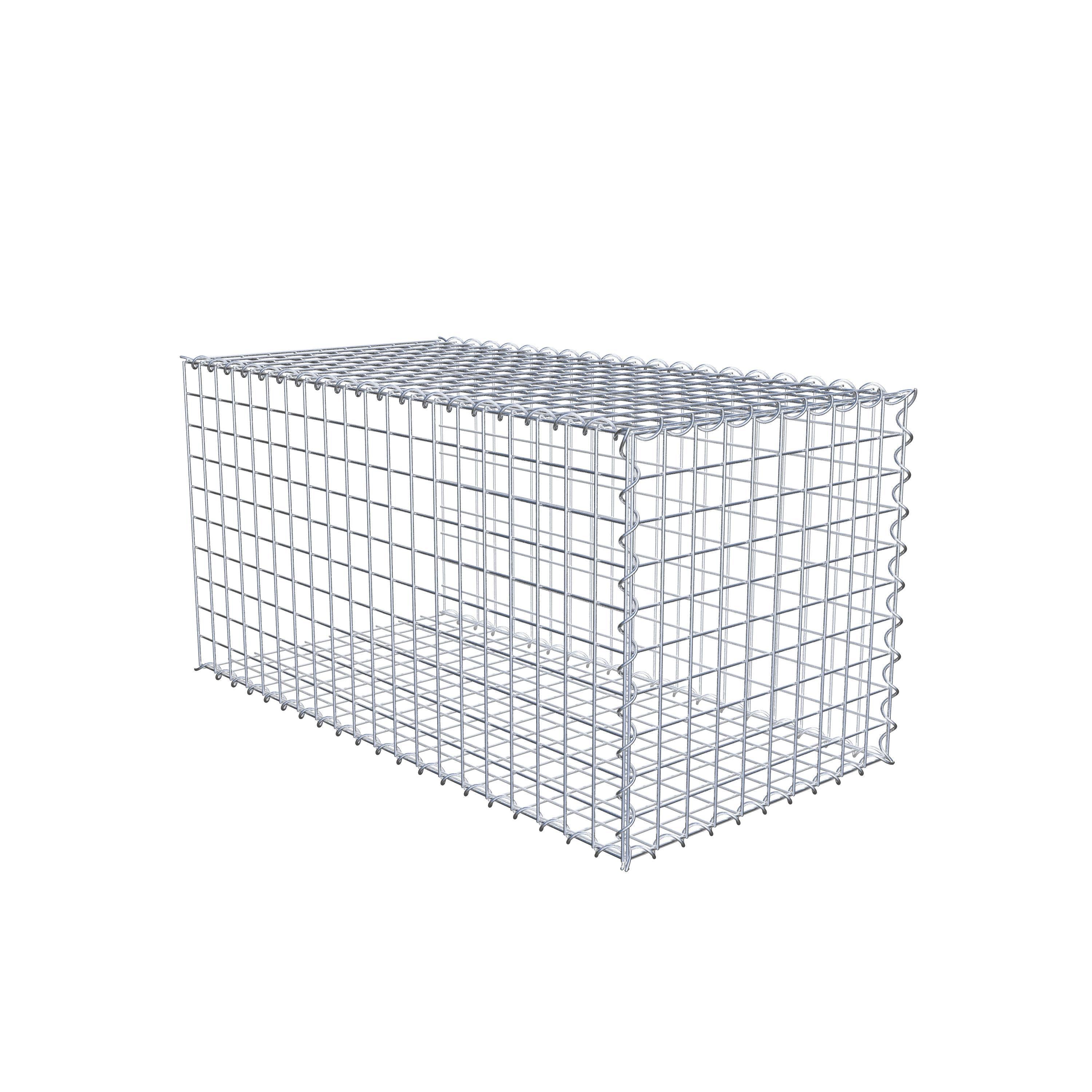 Grown-on gabion type 2 100 cm x 50 cm x 50 cm (L x H x D), mesh size 5 cm x 5 cm, spiral