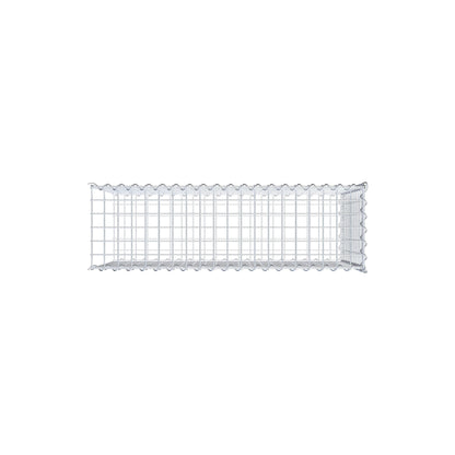 Gabion rapporté type 2 100 cm x 60 cm x 30 cm (L x H x P), mailles 5 cm x 5 cm, spirale