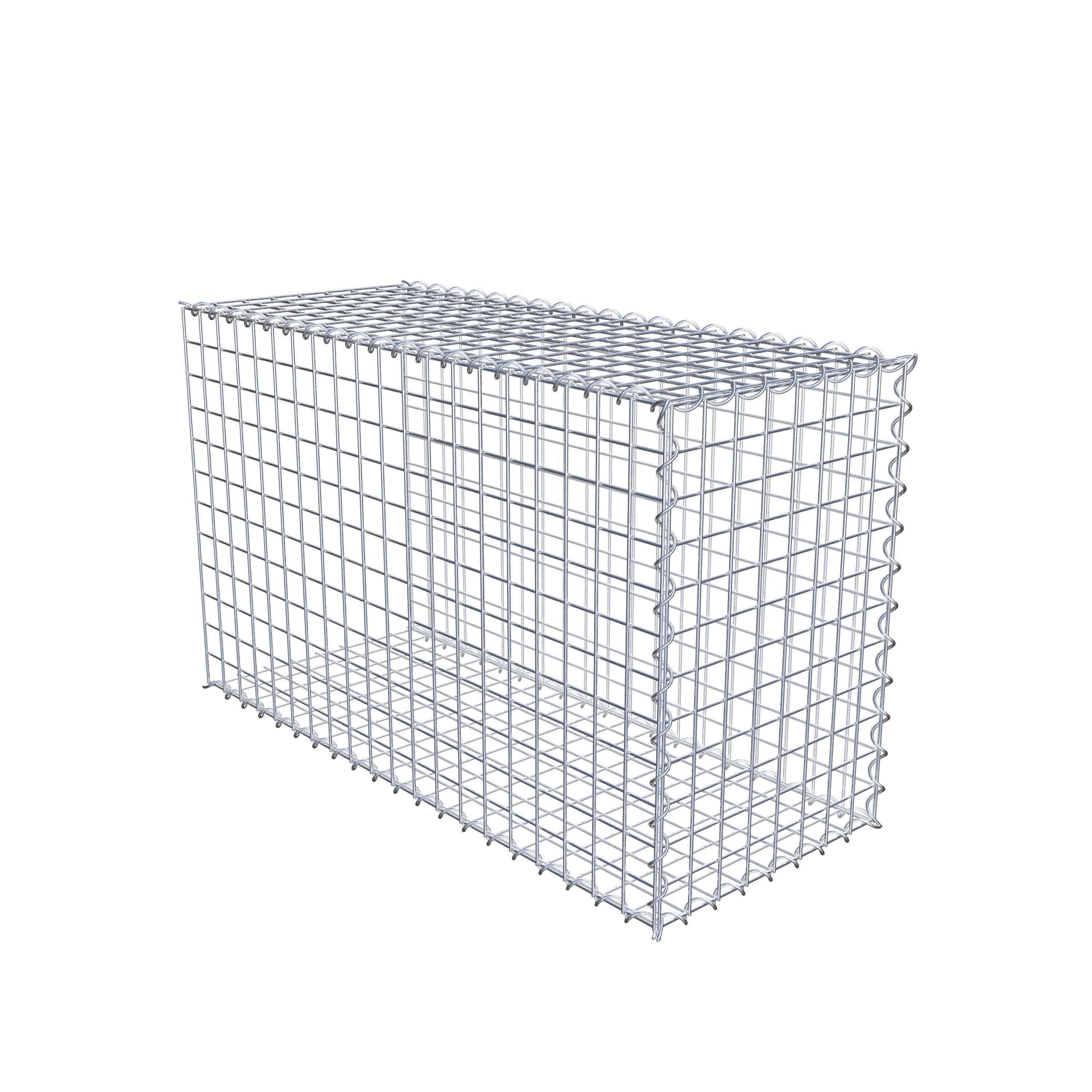 Grown-on gabion type 2 100 cm x 60 cm x 40 cm (L x H x D), mesh size 5 cm x 5 cm, spiral