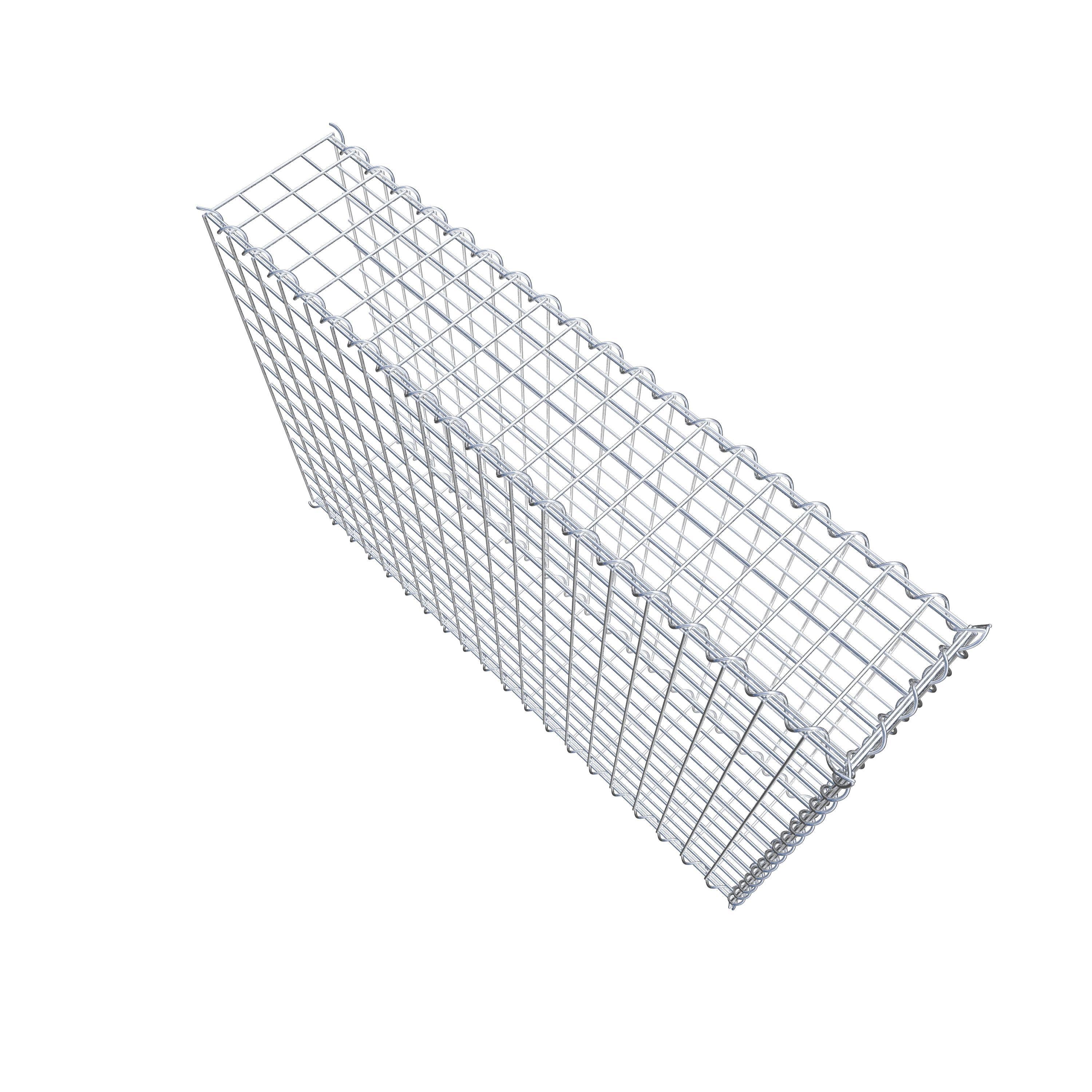 Extra gabion typ 2 100 cm x 70 cm x 20 cm (L x H x D), maskstorlek 5 cm x 5 cm, spiral