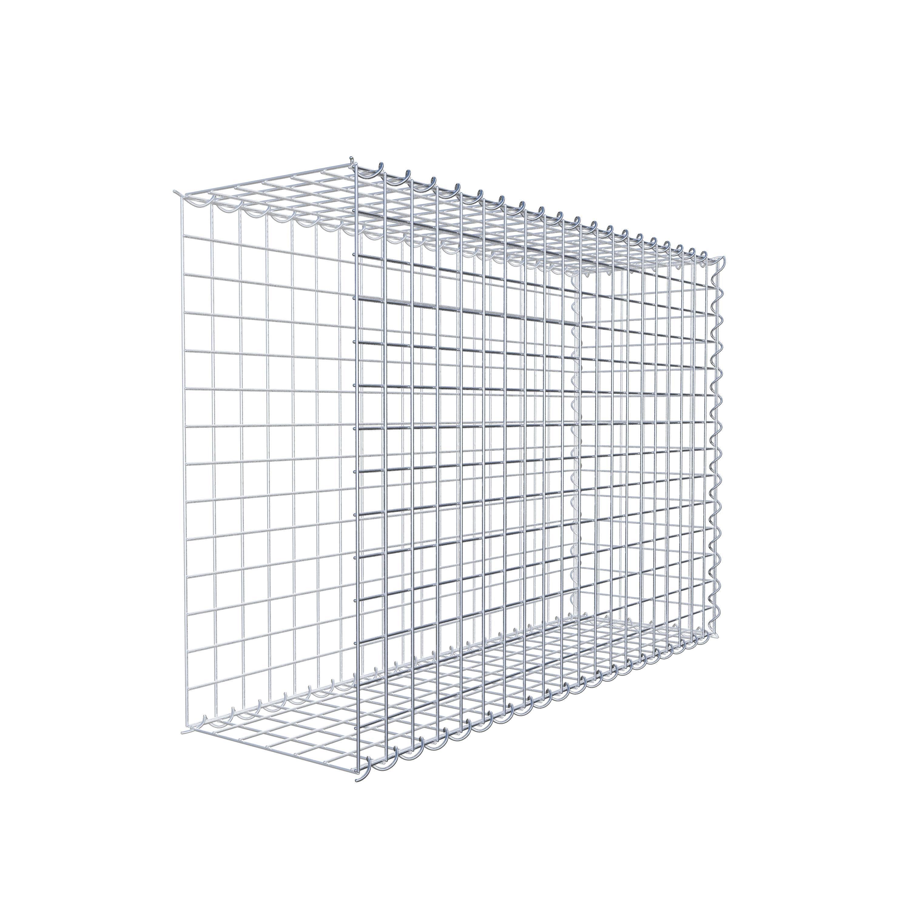 Grown-on gabion type 2 100 cm x 70 cm x 30 cm (L x H x D), mesh size 5 cm x 5 cm, spiral