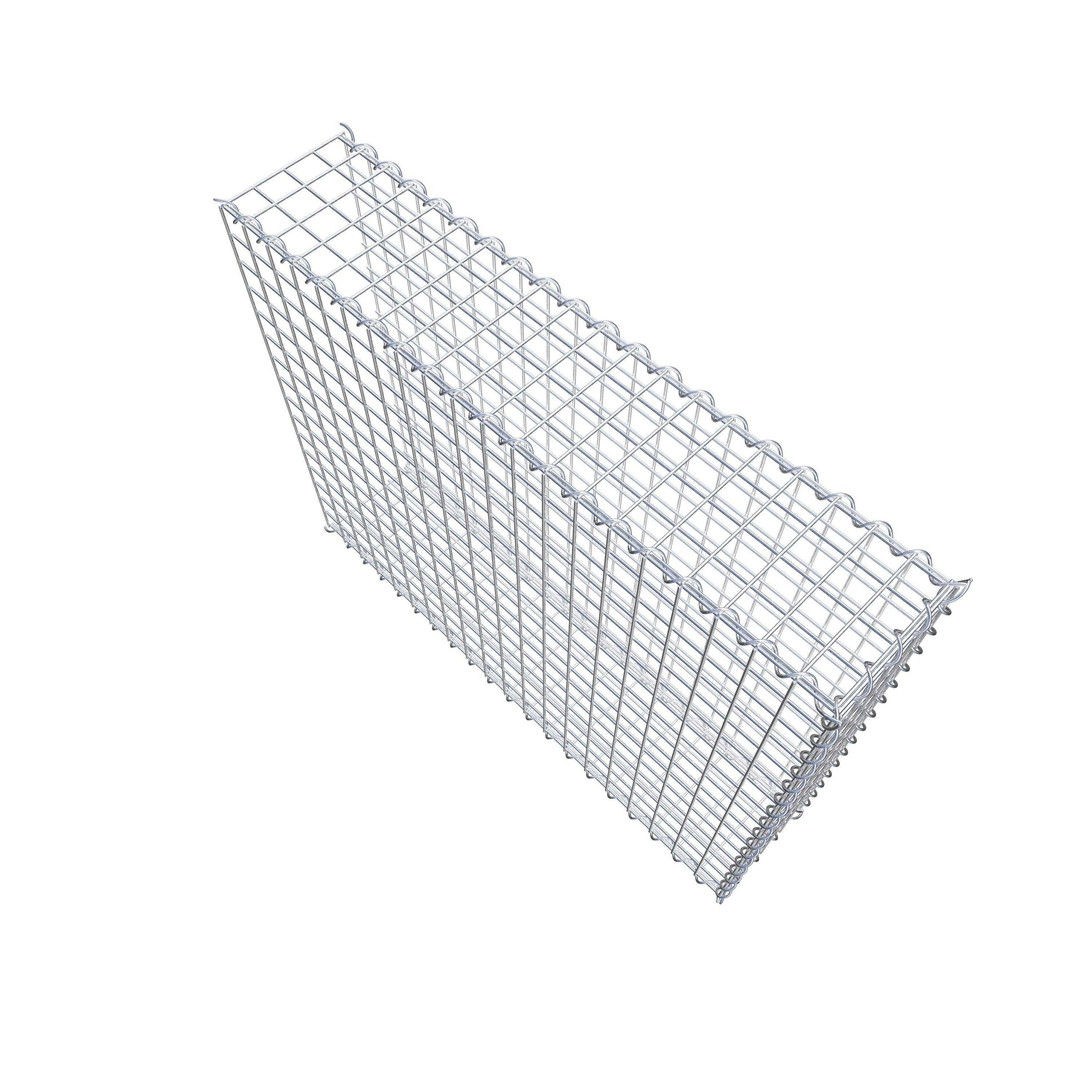 Grown-on gabion type 2 100 cm x 80 cm x 20 cm (L x H x D), mesh size 5 cm x 5 cm, spiral