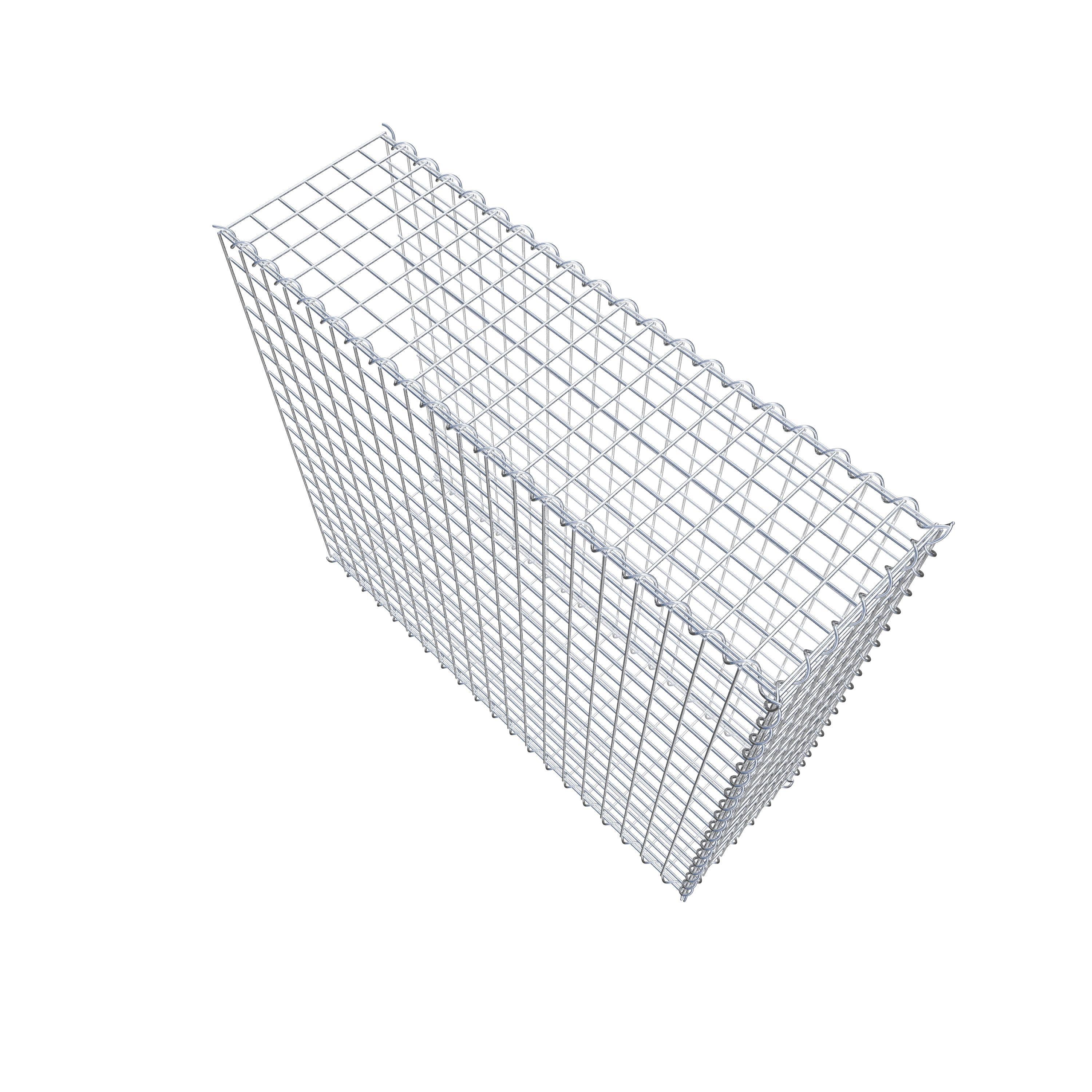 Påväxt gabion typ 2 100 cm x 90 cm x 30 cm (L x H x D), maskstorlek 5 cm x 5 cm, spiral